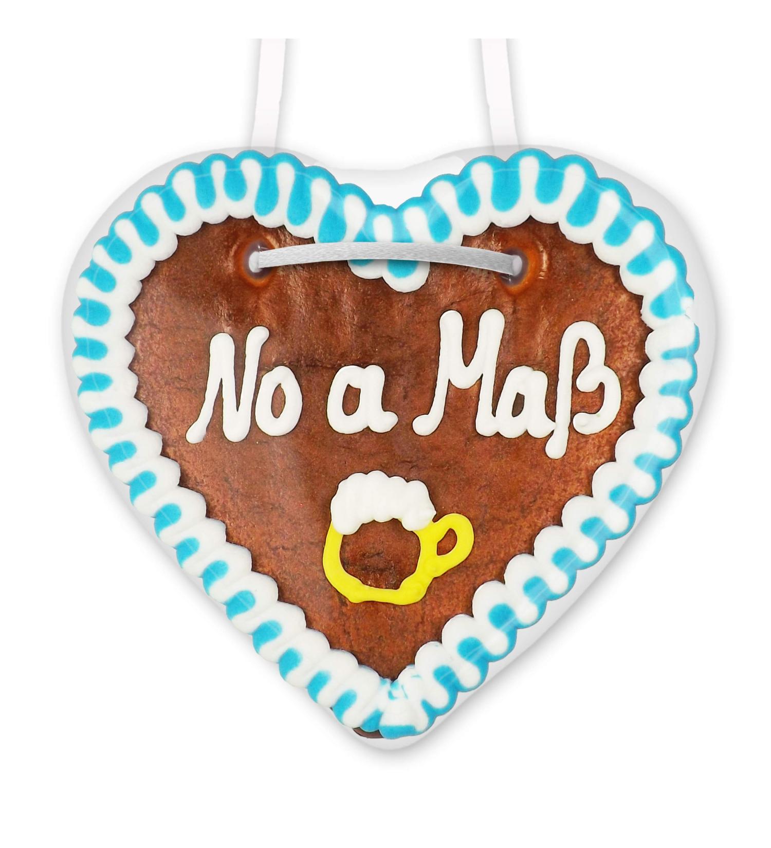 Gingerbread heart 12cm - no a measure |Gift ideas for Oktoberfest Motto Party Wiesn Herz Gast Gifts & Decoration for Oktoberfest Events Bierfest & Parties of Lebkuchen Welt