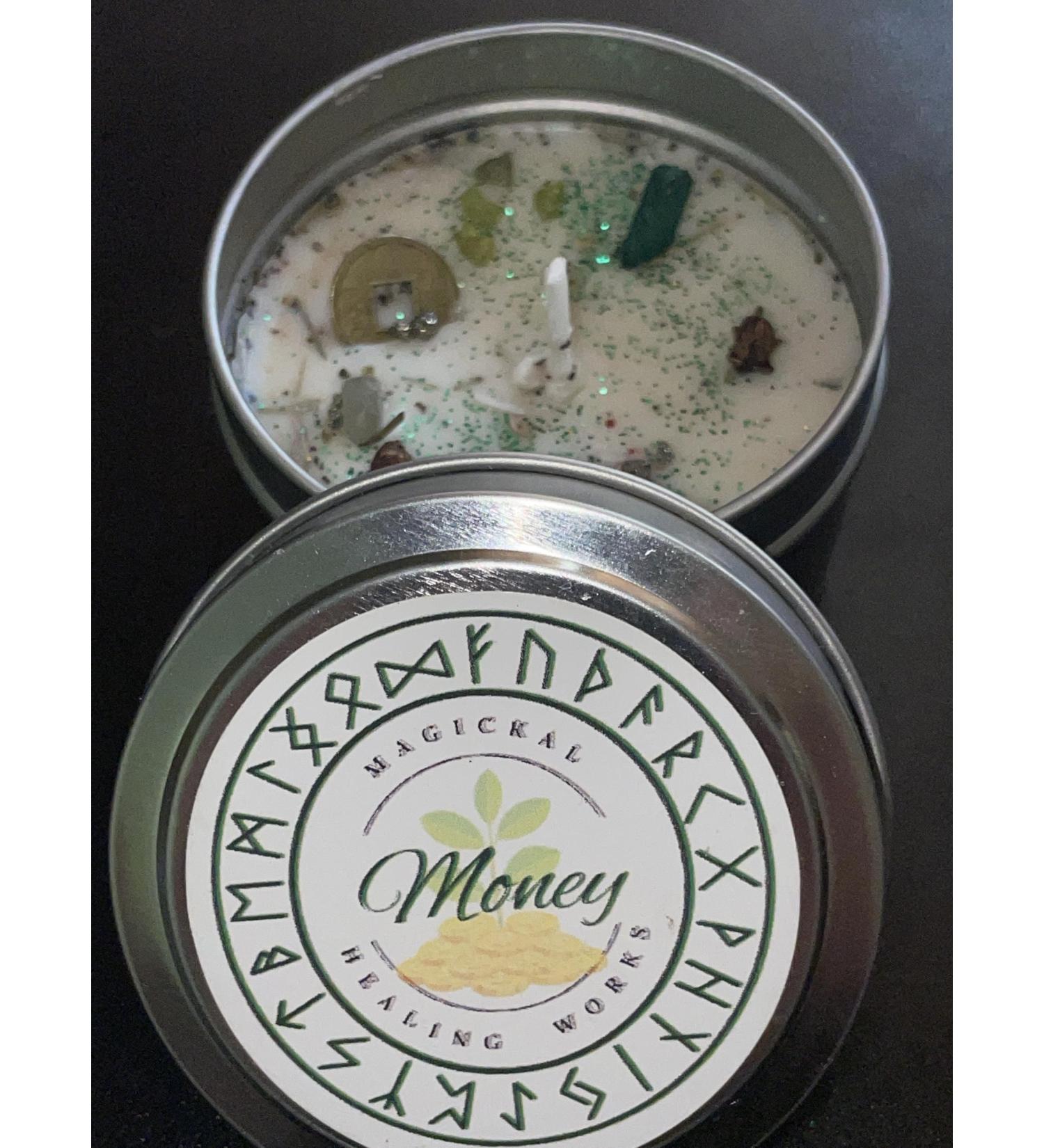 Aromatherapy Soy Candle 4oz | Money Drawing Vanilla Latte & Cinnamon Scented Candle for Relaxation & Abundance - Buy Online on GoSupps.com