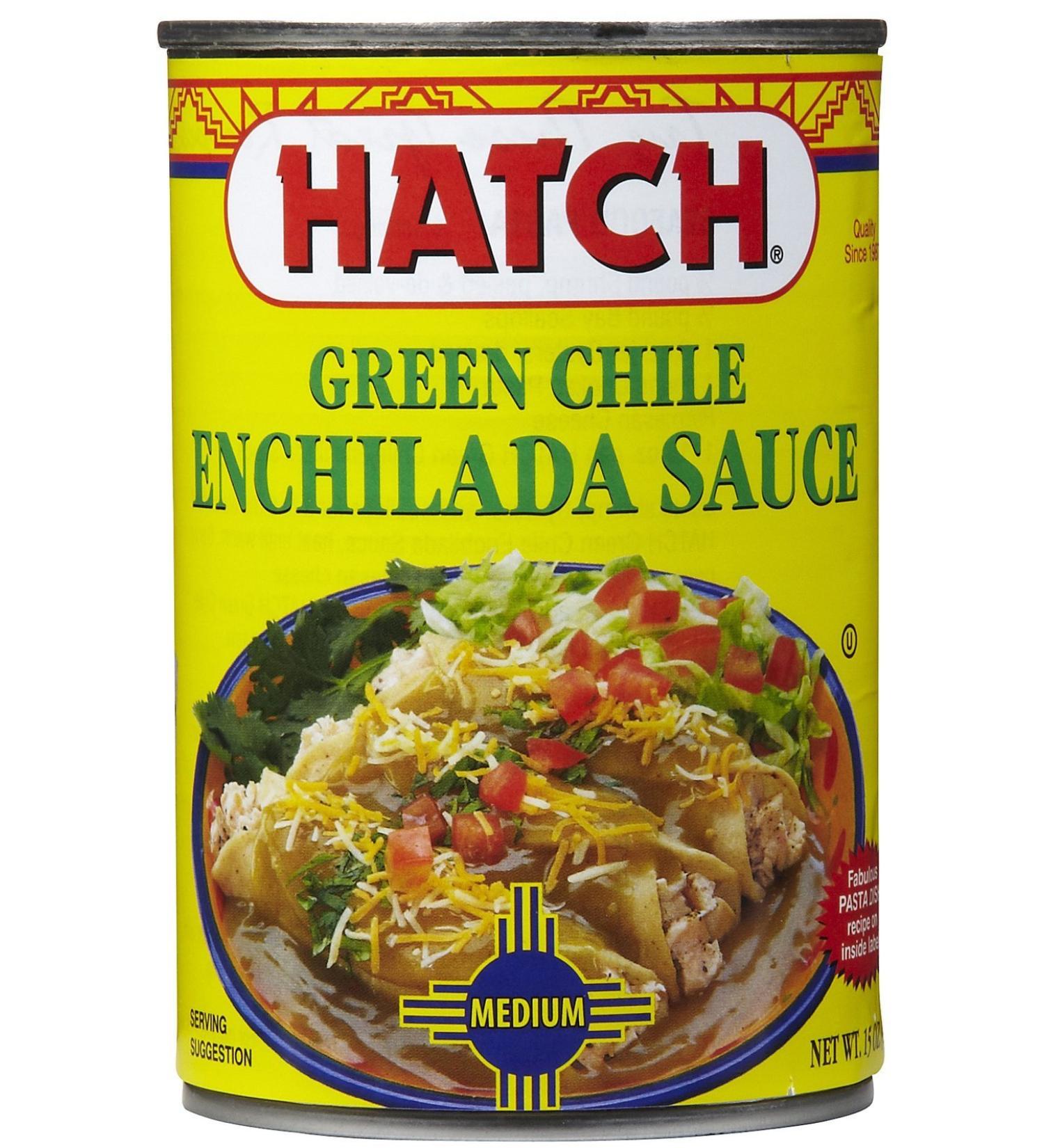 Hatch Green Chile Enchilada Sauce, Medium, 15 oz