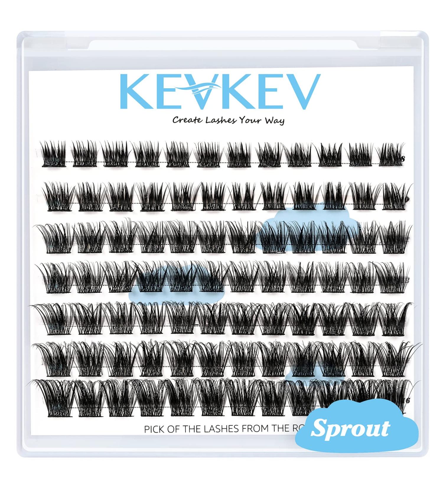 Lash Clusters 84 Pcs DIY Cluster Eyelash Extensions - D-Mix (8-16mm) Sprout - Buy Online on GoSupps.com