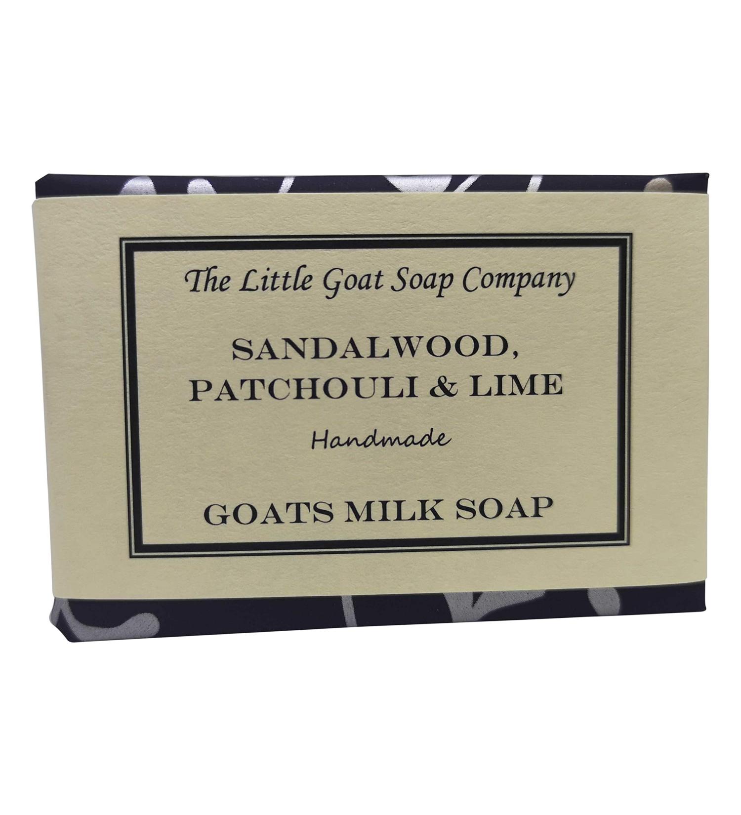 The Little Goat Soap Company Sandalwood Patchouli & Lime Goats Milk Soap - Buy Online on GoSupps.com