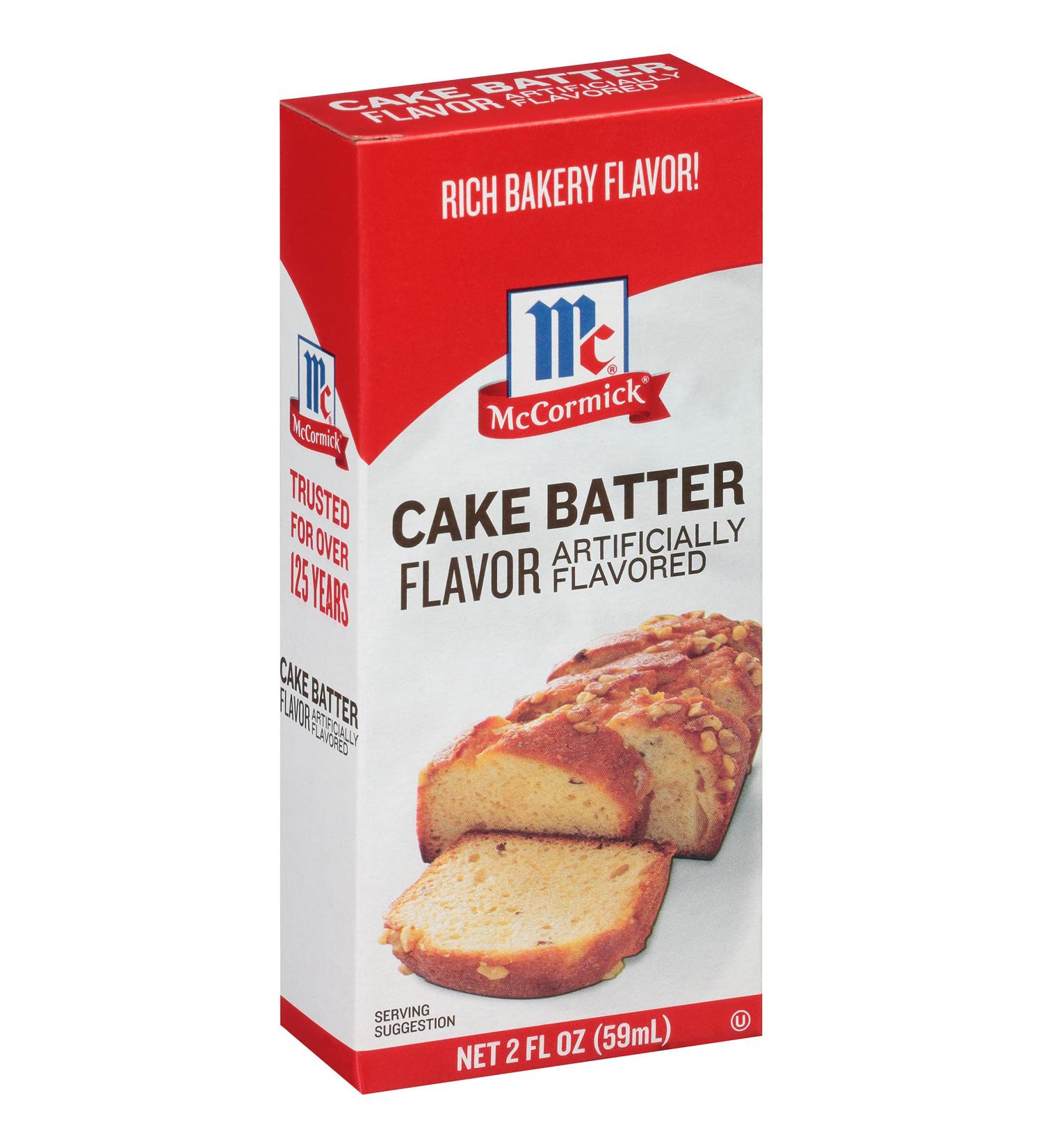 McCormick Cake Batter Flavor 2 fl oz - Enhance Your Baking with Delicious Flavor - Buy Online on GoSupps.com