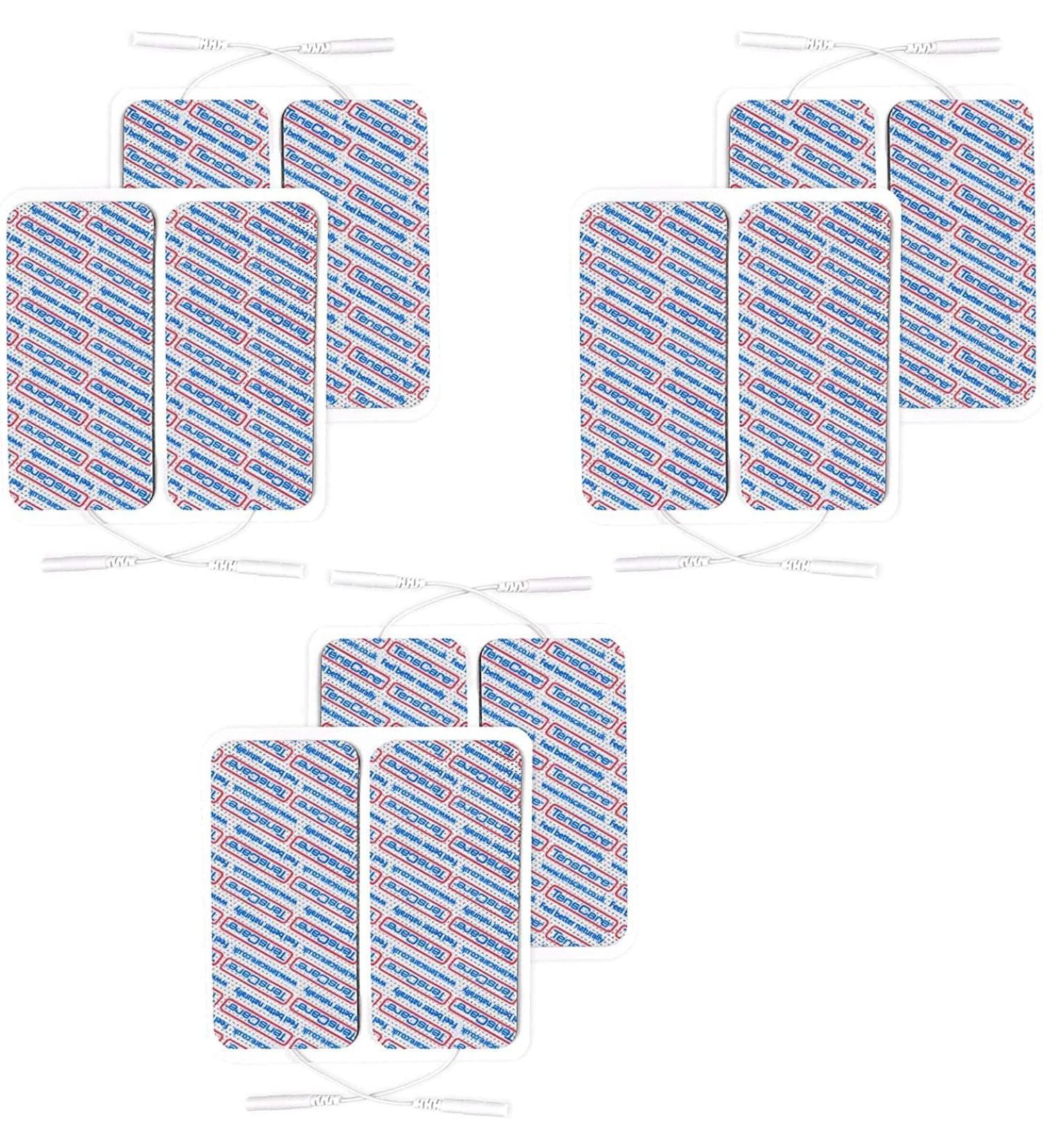 TensCare - Superior Large Electrode pads (3 packs of 4 pads) 50 x 100 mm - Buy Online on GoSupps.com