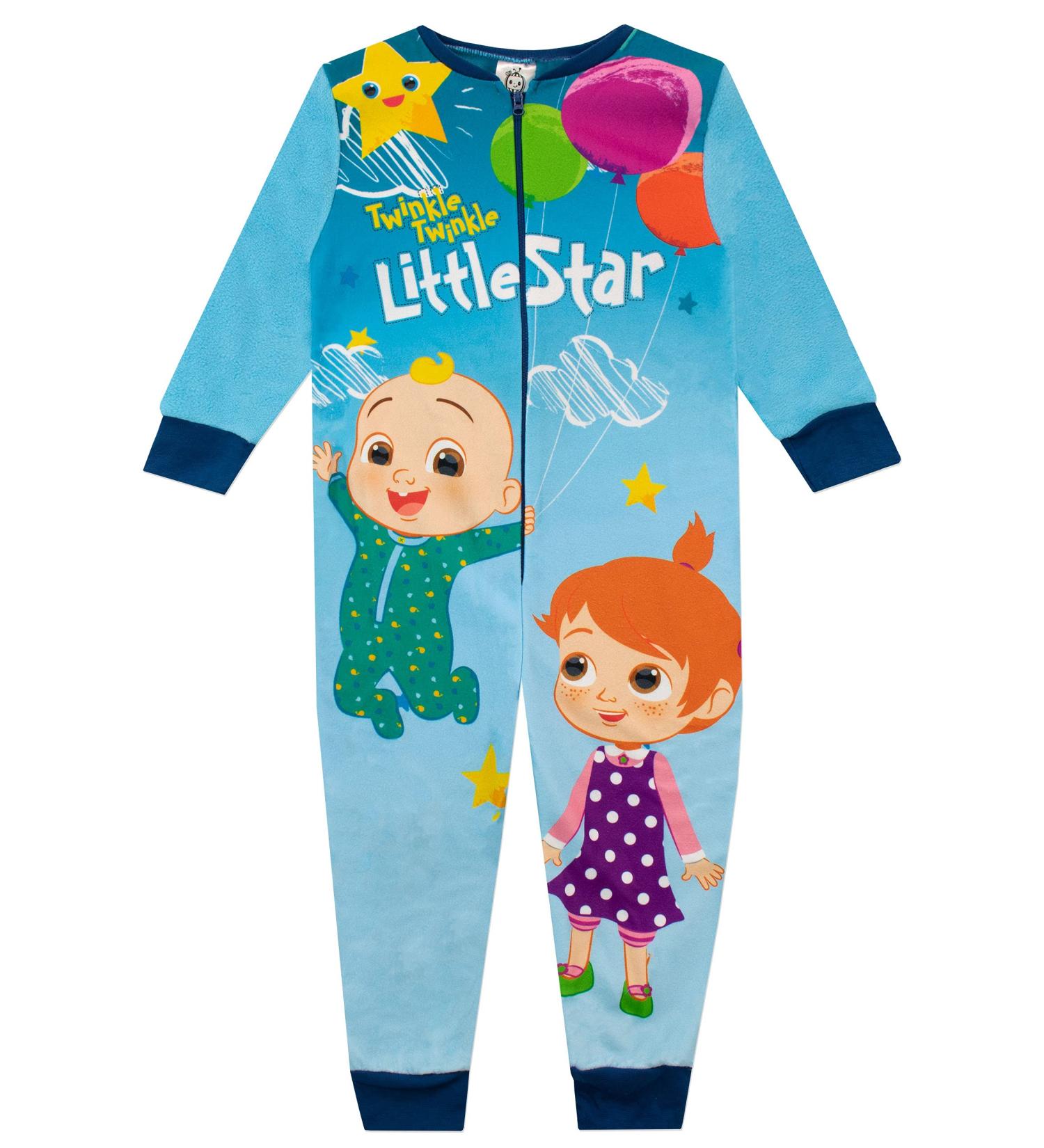Cocomelon Girls Onesie Blue 3-4 Years