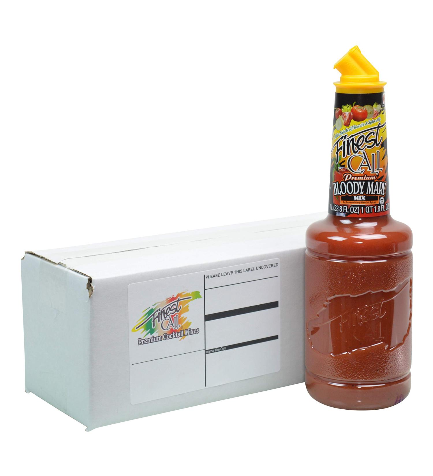 Finest Call Premium Bloody Mary Drink Mix 1 Liter Bottle - Individually Boxed - 33.8 Fl Oz - Pack of 1 - Buy Online on GoSupps.com