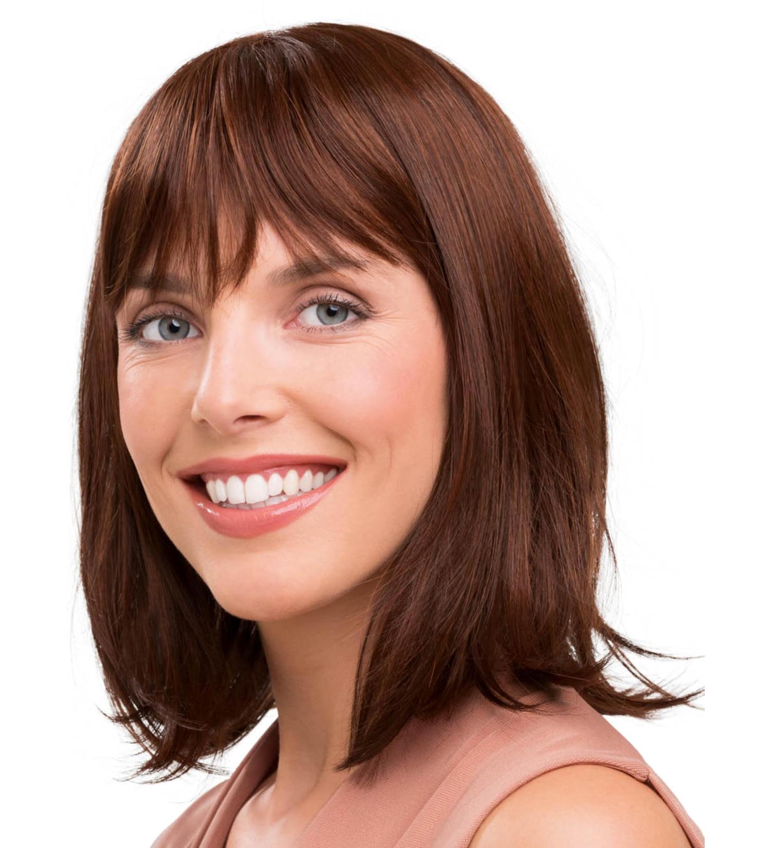 High-Quality Jersey Hairpiece | Medium Brown/Copper Maroon | Perfect Fit for All Head Sizes - Buy Online on GoSupps.com