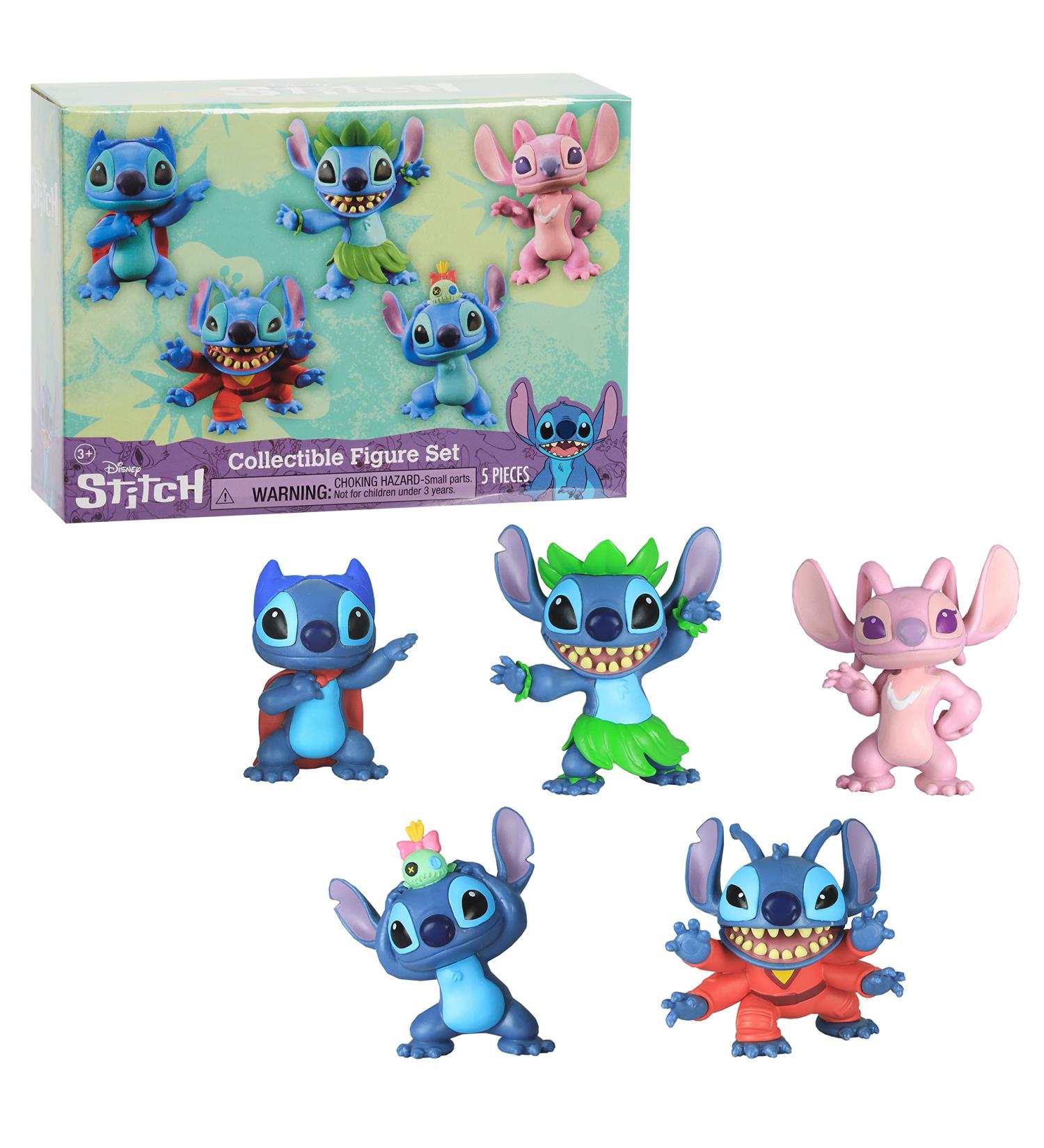 Disney's Lilo & Stitch Collectible Stitch Figure Set 5-Piece by Just Play - Blue - Buy Online on GoSupps.com