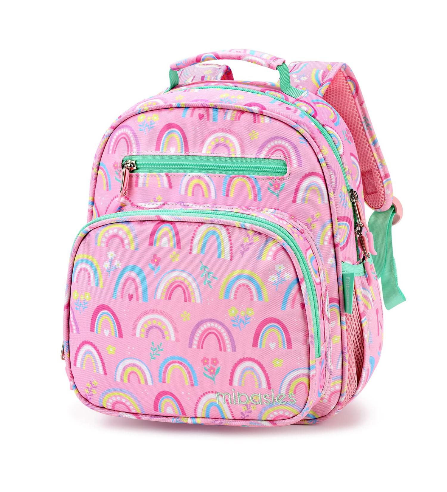 Mibasies Rainbow Toddler Backpack - Perfect for Preschool and Kindergarten, Ideal Kids Backpack for Boys and Girls - 7L Capacity - Buy Online on GoSupps.com