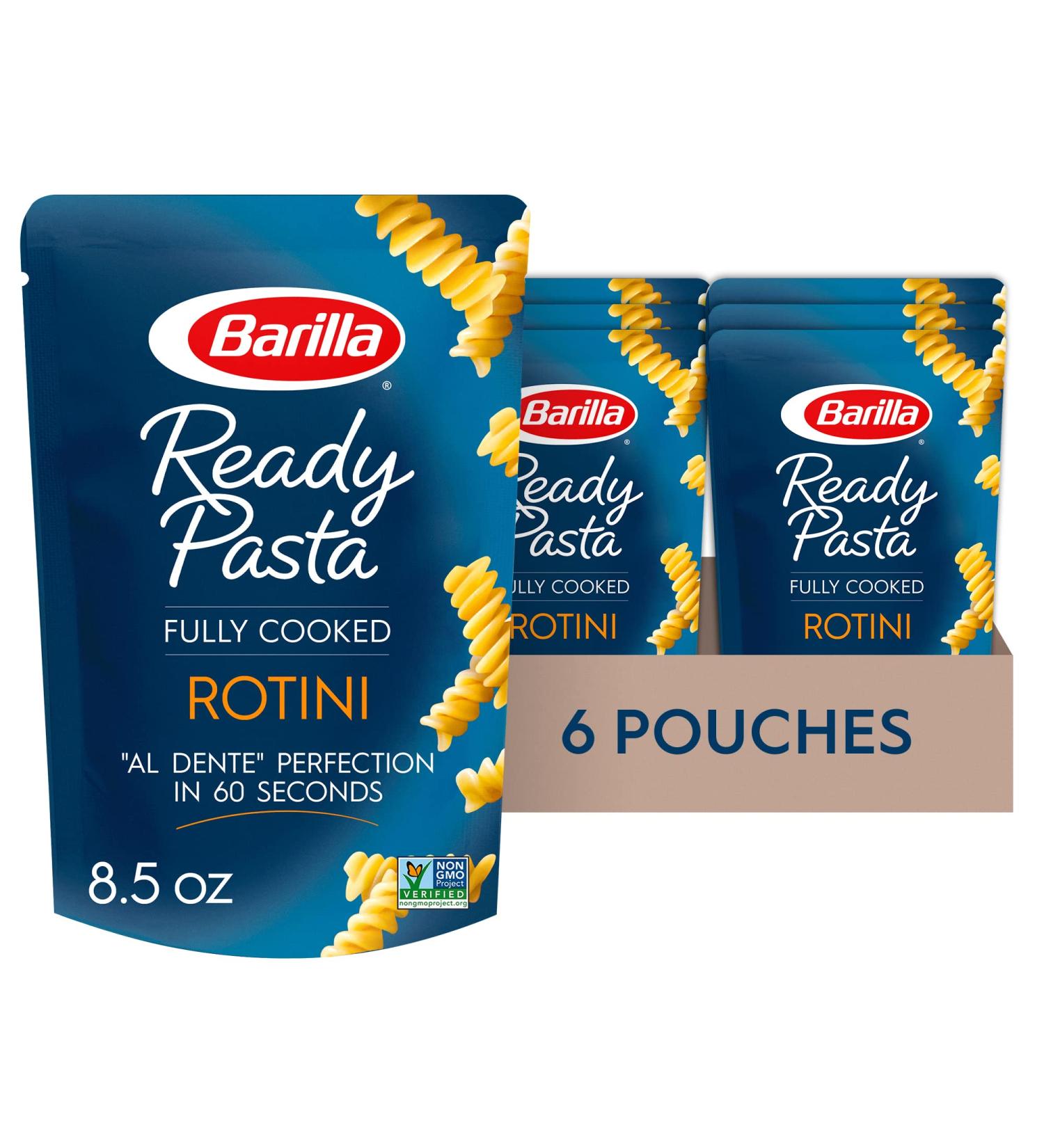 Barilla Ready Pasta Rotini 8.5oz - Pack of 6 | Easy and Convenient Pasta Option - Buy Online on GoSupps.com