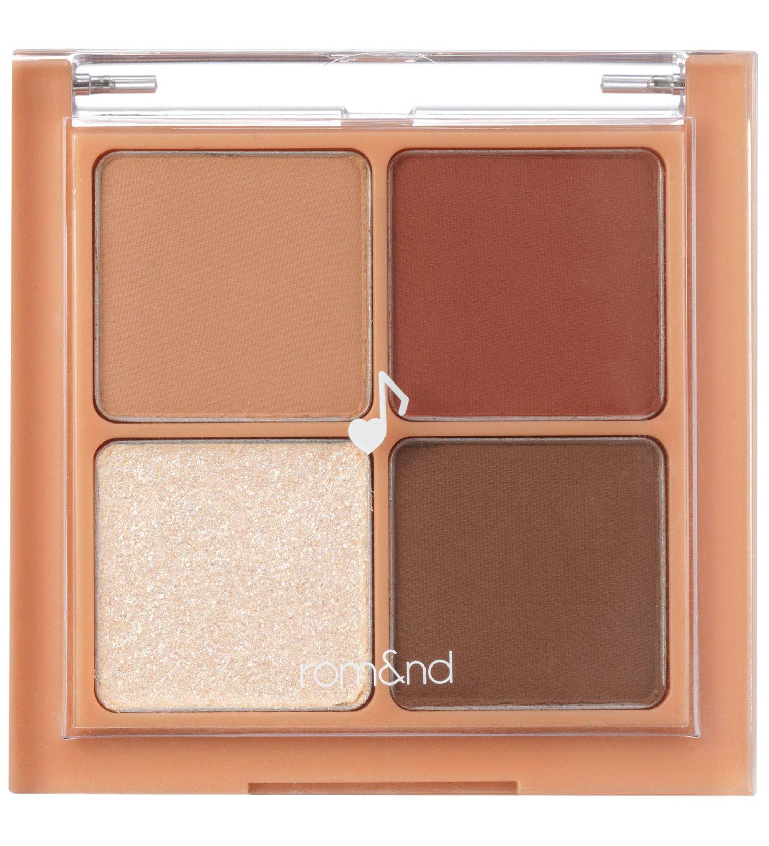 rom&nd Better Than Eyes 6 Colors Eyeshadow Palette | Long-Lasting & Crease-Free Makeup with Velvet Texture & Galaxy Glitter | MLBB Daily Use | K-Beauty Essentials | 6g/0.21oz No. M01 DRY APPLE BLOSSOM - Buy Online on GoSupps.com