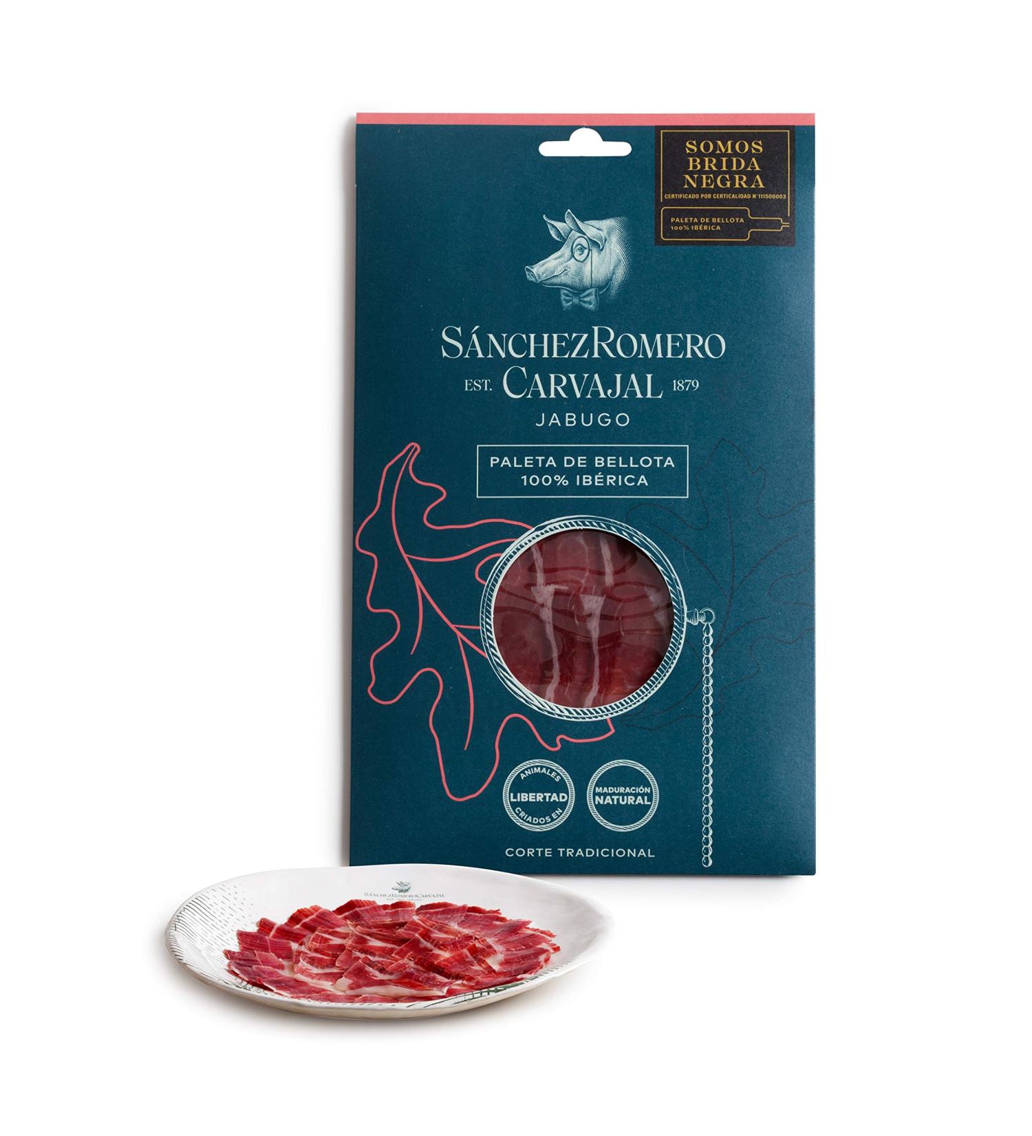  Sanchez Romero Carvajal S nchez Romero Carvajal Sliced Iberian Palette 70g - Buy Online on GoSupps.com