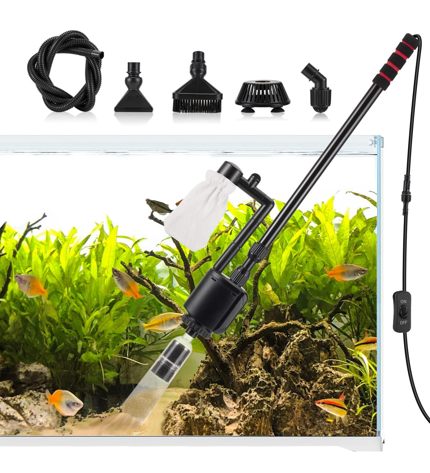 Fish tank gravel cleaner vacuum on sale