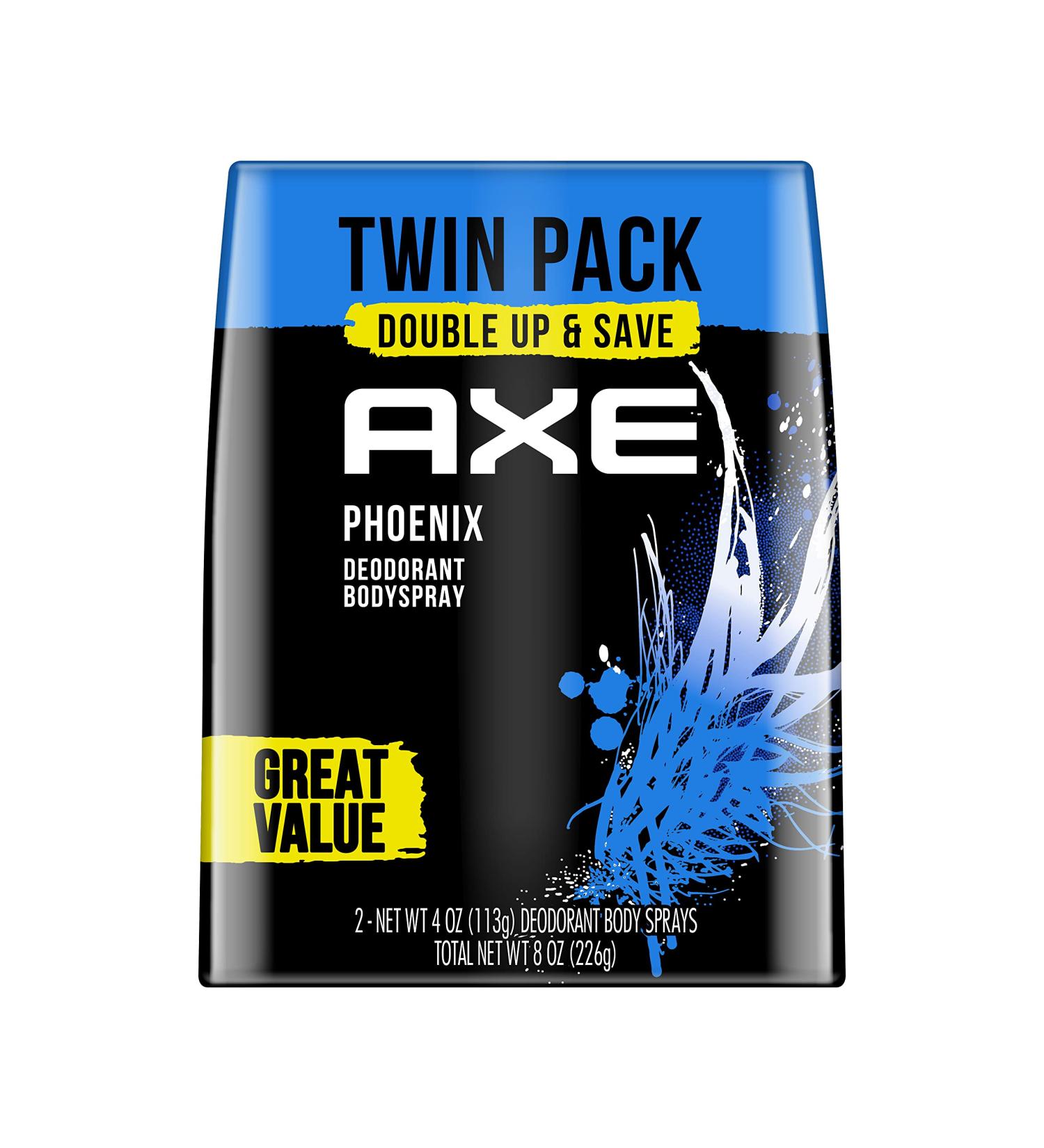 AXE Body Spray for Men - Phoenix Scent 4 Ounce | International Shipping Available - Buy Online on GoSupps.com