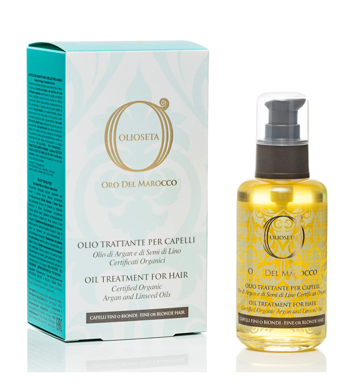 BAREX Morocco Gold Oil Treatment for Fine or Blonde Hair - 100 ml | Restructuring Effect | International Shipping Available - Buy Online on GoSupps.com