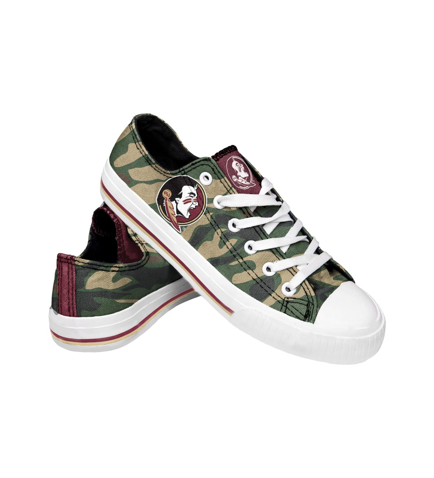 Florida State Women's Camo Low Top Canvas Shoe Size 8 - Stylish and Comfortable - Buy Online on GoSupps.com