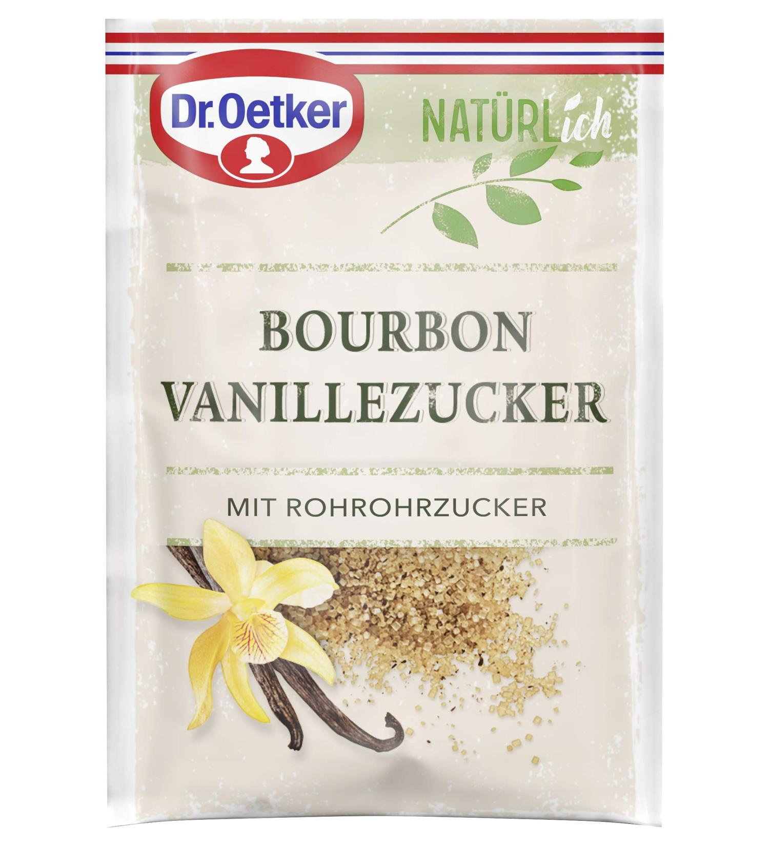 Dr. Oetker Bourbon Vanilla Sugar (3 x 8g) - Aromatic Bourbon Vanilla Extract for Delicious Desserts - Buy Online on GoSupps.com