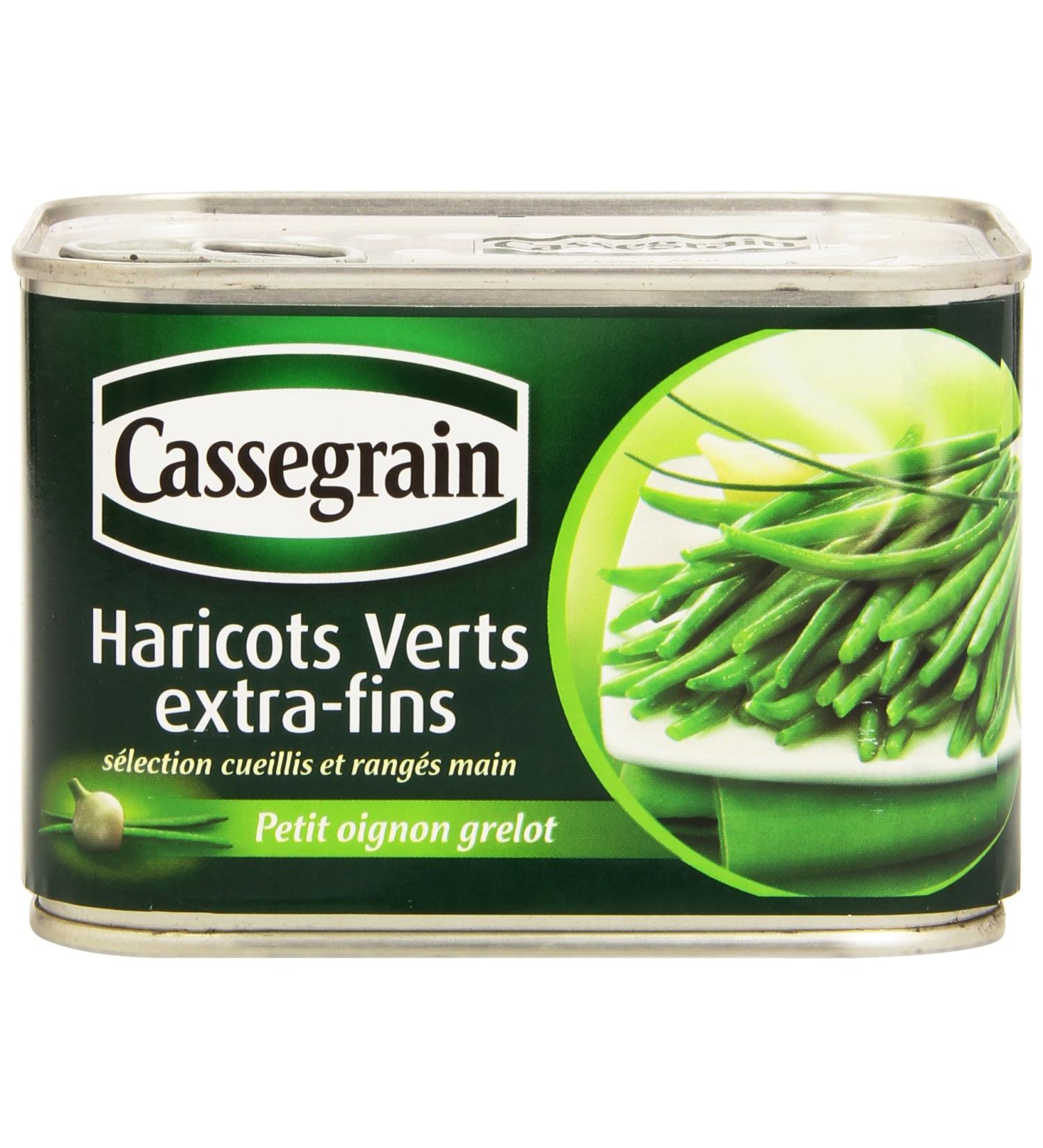 Cassegrain Haricots Verts Extra Fins La Bo te de 390 g - Buy Online on GoSupps.com