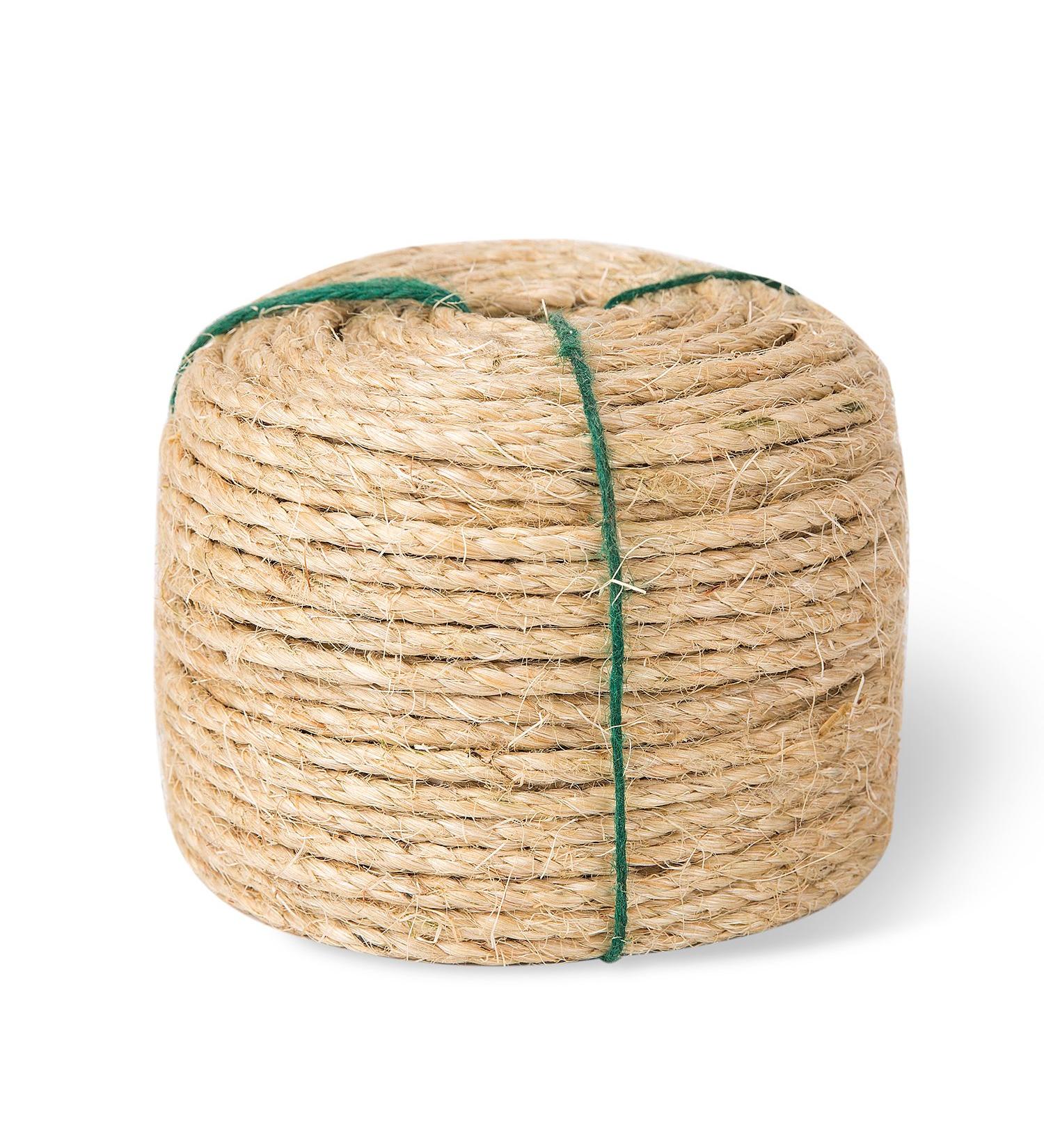 Yangbaga 1/4 inch Cat Scratching Post Replacement Sisal Rope - 66FT Natural Fiber Dye Free - Buy Online on GoSupps.com