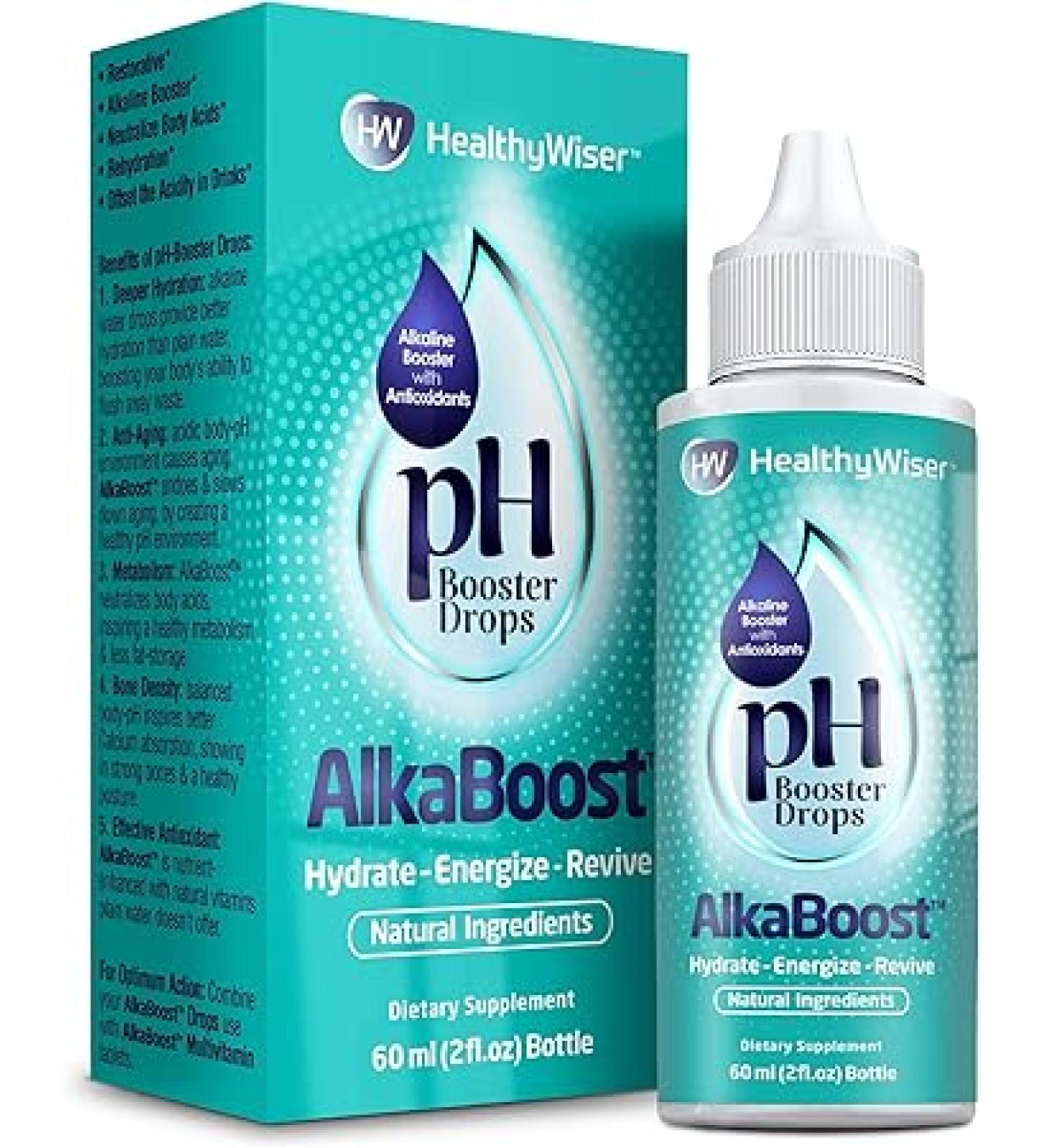 Buy Alkaline Water pH Booster Drops with Natural Vitamins - Enhance Hydration & Health - Buy Online on GoSupps.com