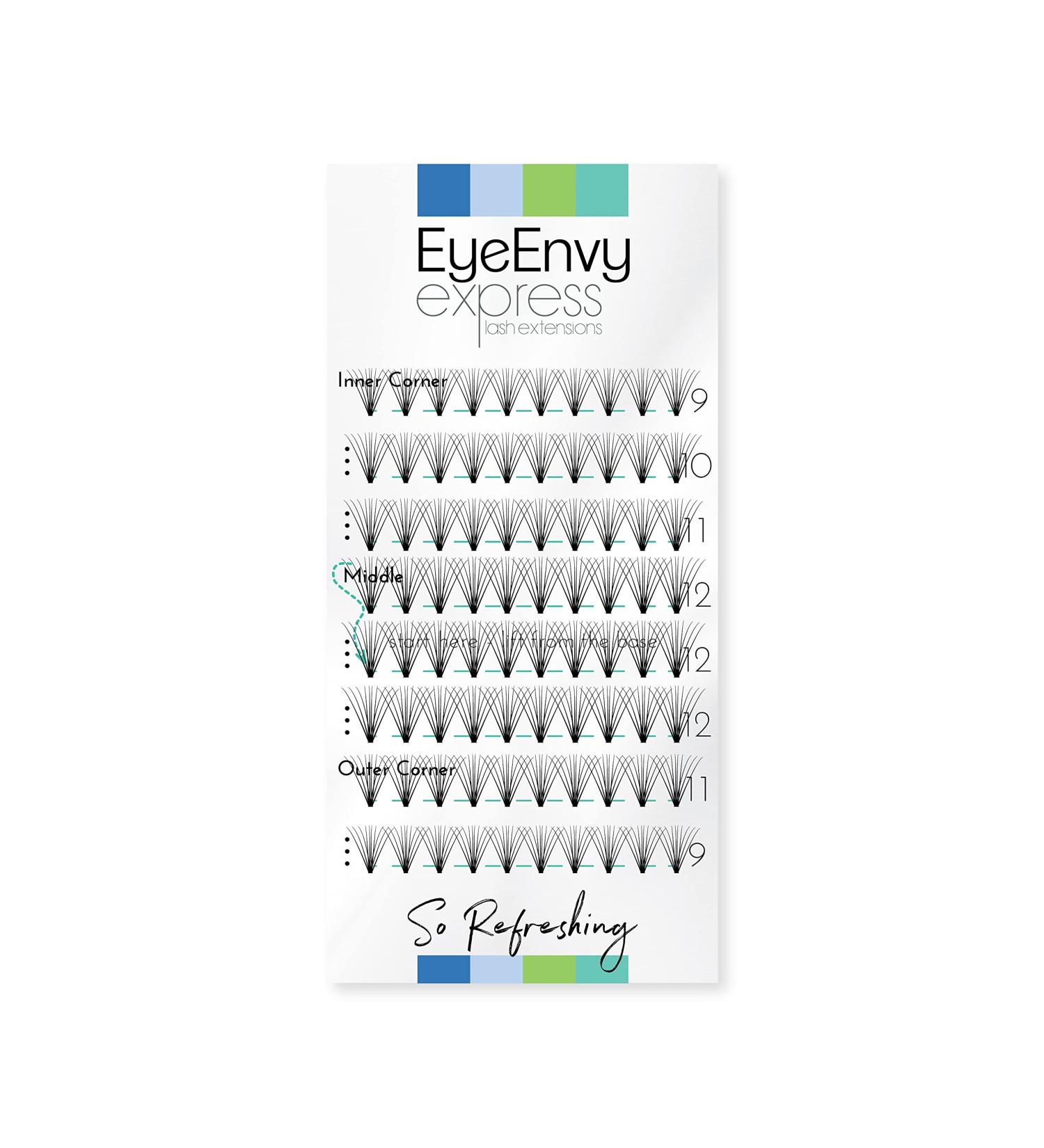 EyeEnvy Express Lash Extensions So Refreshing Faux Mink Individual Cluster Eyelashes (Mixed Length) - Buy Online on GoSupps.com