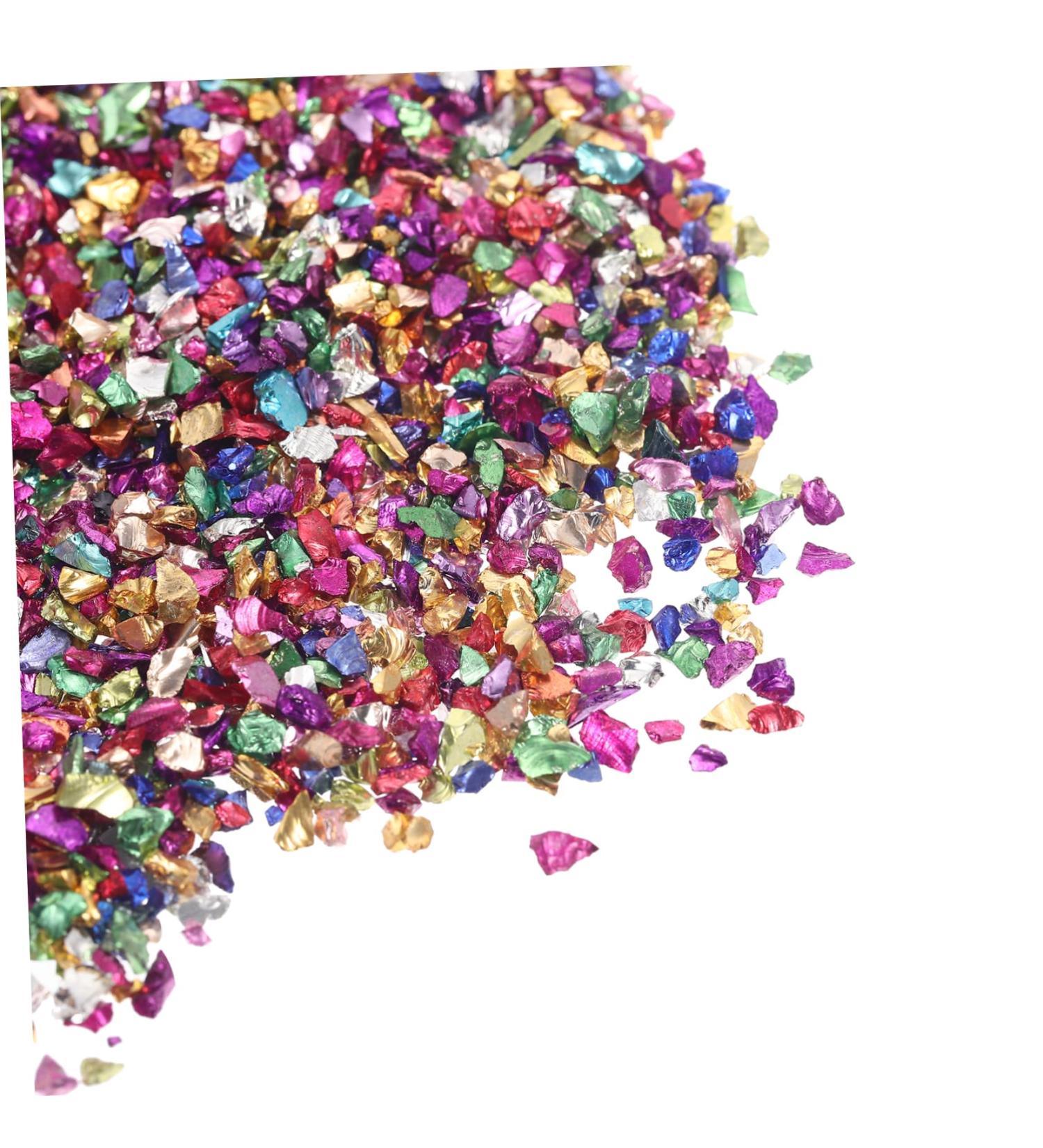 BIUDECO 1 Glass Chip DIY Charm Fillers Manicure DIY Accessories Nail Art Rhinestones Epoxy Charms Shiny Nail Stickers Nail Crushed Glass Nail DIY Fillers Nail Art Accessories 0.5X0.3cm Colorful - Buy Online on GoSupps.com