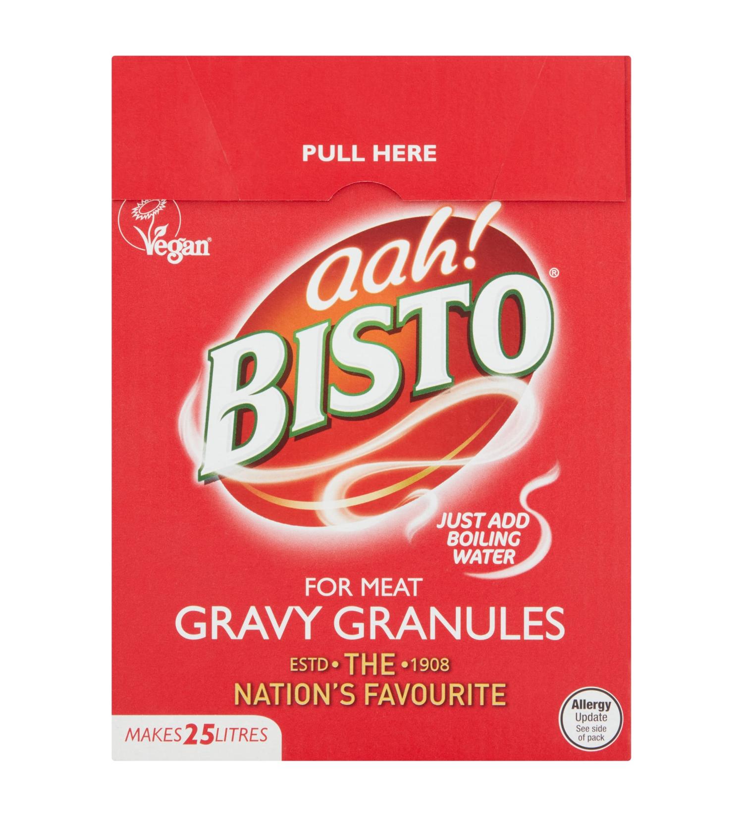 Bisto Meat Gravy Granules - Flavoursome & Delicious for Hearty Family Meals 1.9kg Tub - Buy Online on GoSupps.com