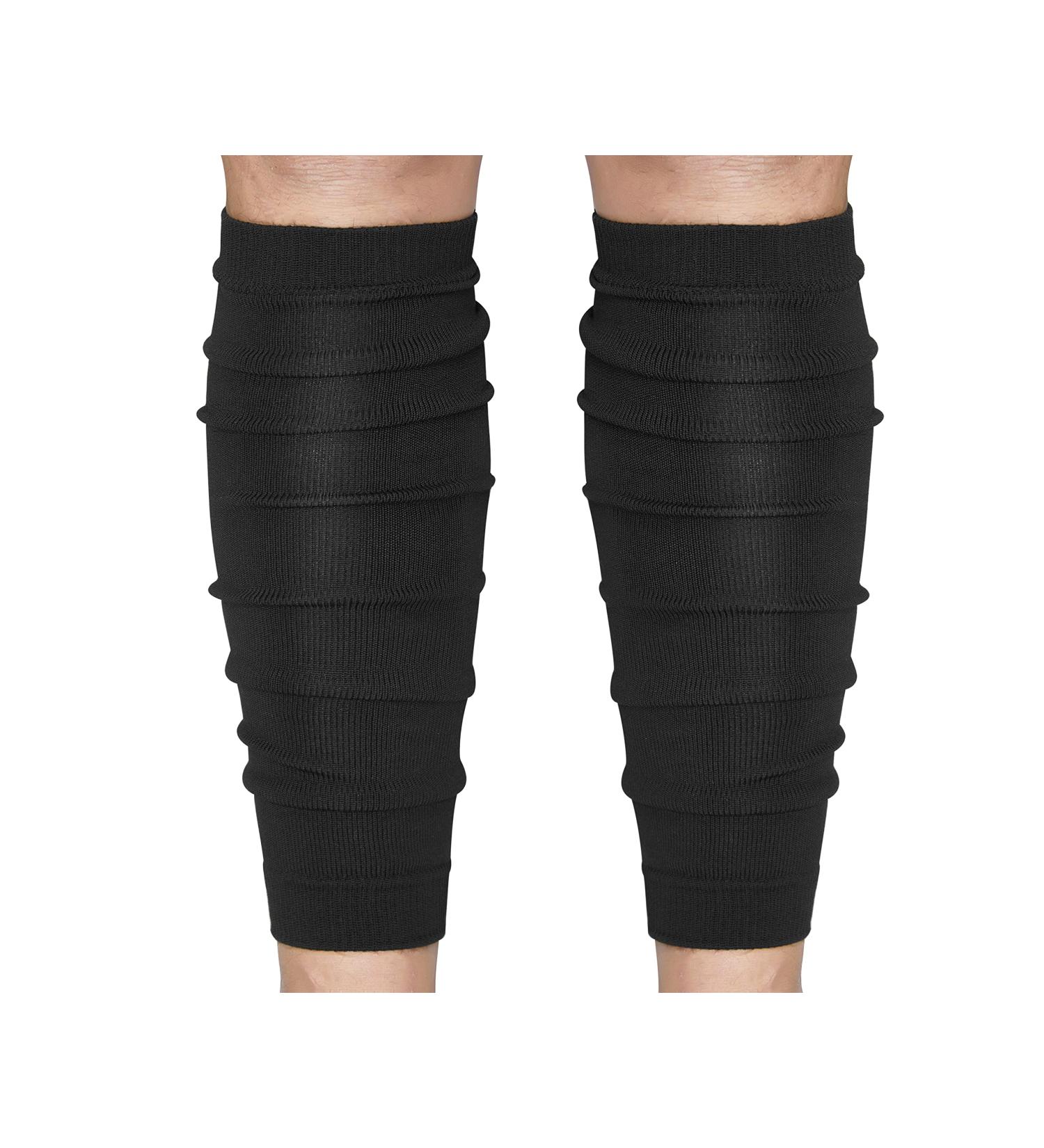 Buy Football Leg Compression Sleeve for Youth & Men - Calf Sleeves for Running & Sports | Black Small - Buy Online on GoSupps.com