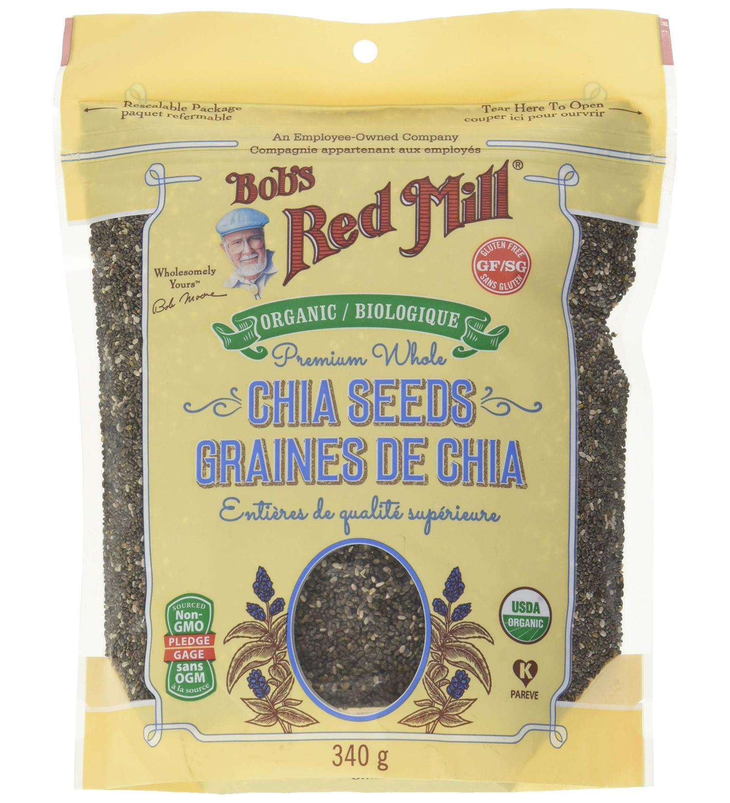 Bob's Red Mill Organic Chia Seeds 340g - Buy Online on GoSupps.com