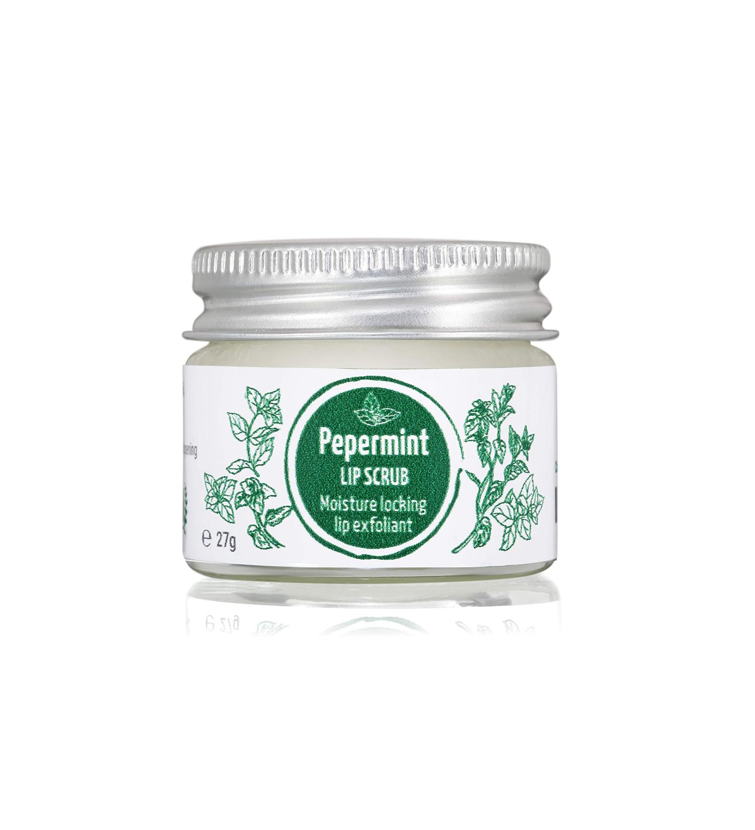Peppermint Lip Scrub - 100% Natural, Vegan & Eco-Friendly - 27g - Buy Online on GoSupps.com