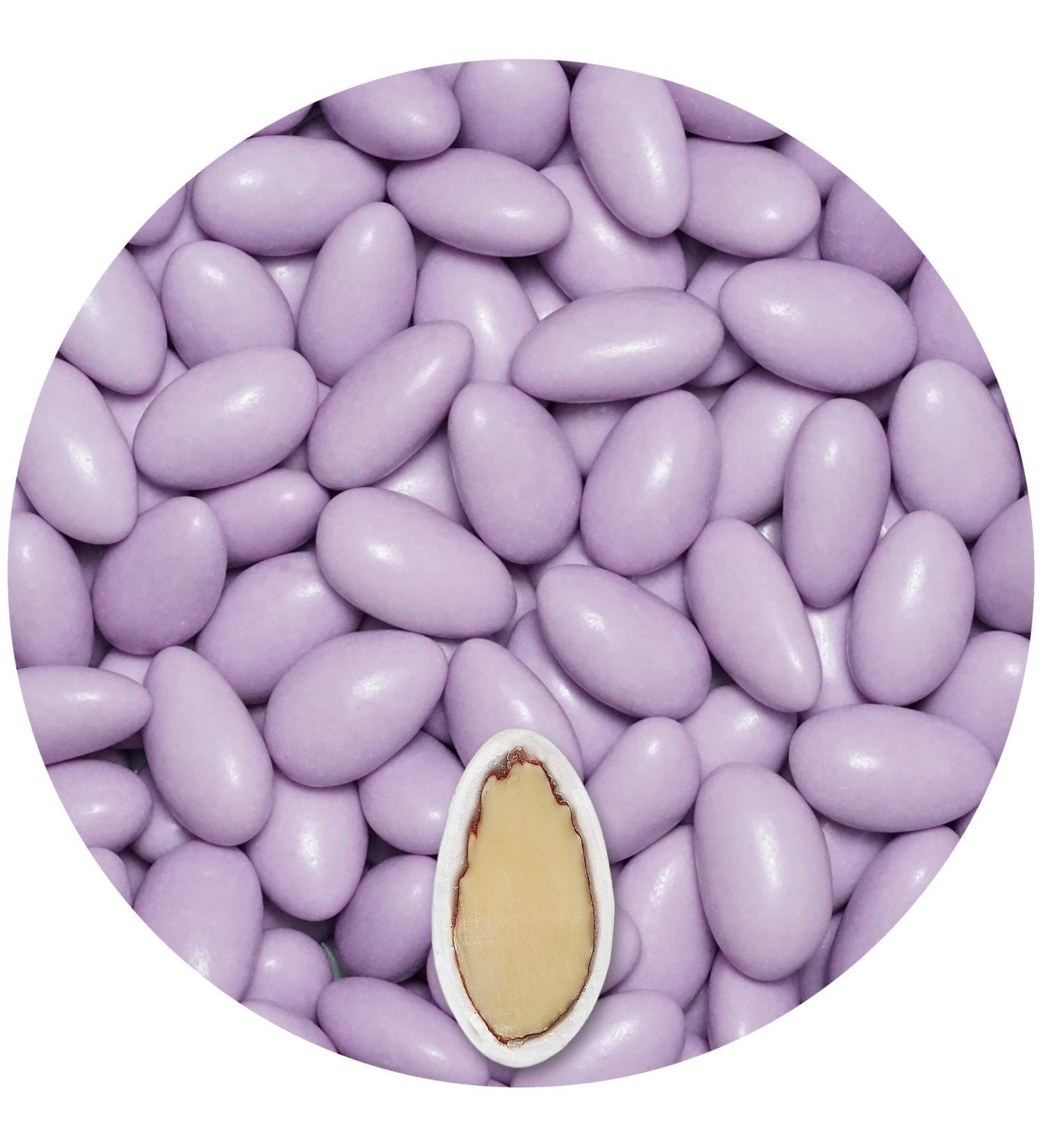 One-ein 500g Lilac Wedding Sugar Almonds - Chocolate Bonbons & Dragees for Guest Gifts | International Shipping - Buy Online on GoSupps.com
