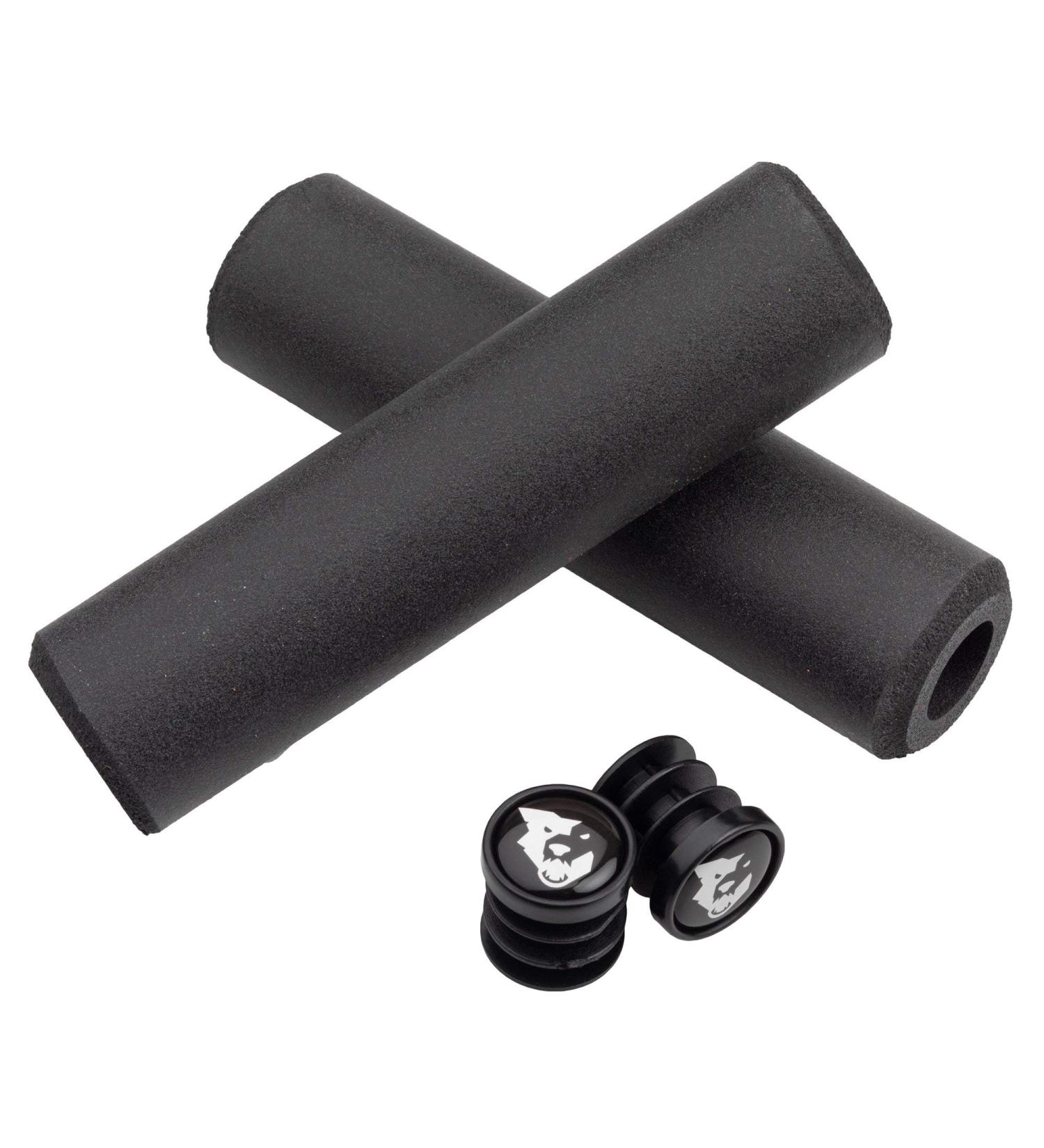Wolf Tooth Fat Paw Black Silicone Mountain Bike Grips - Superior Grip and Comfort - Buy Online on GoSupps.com