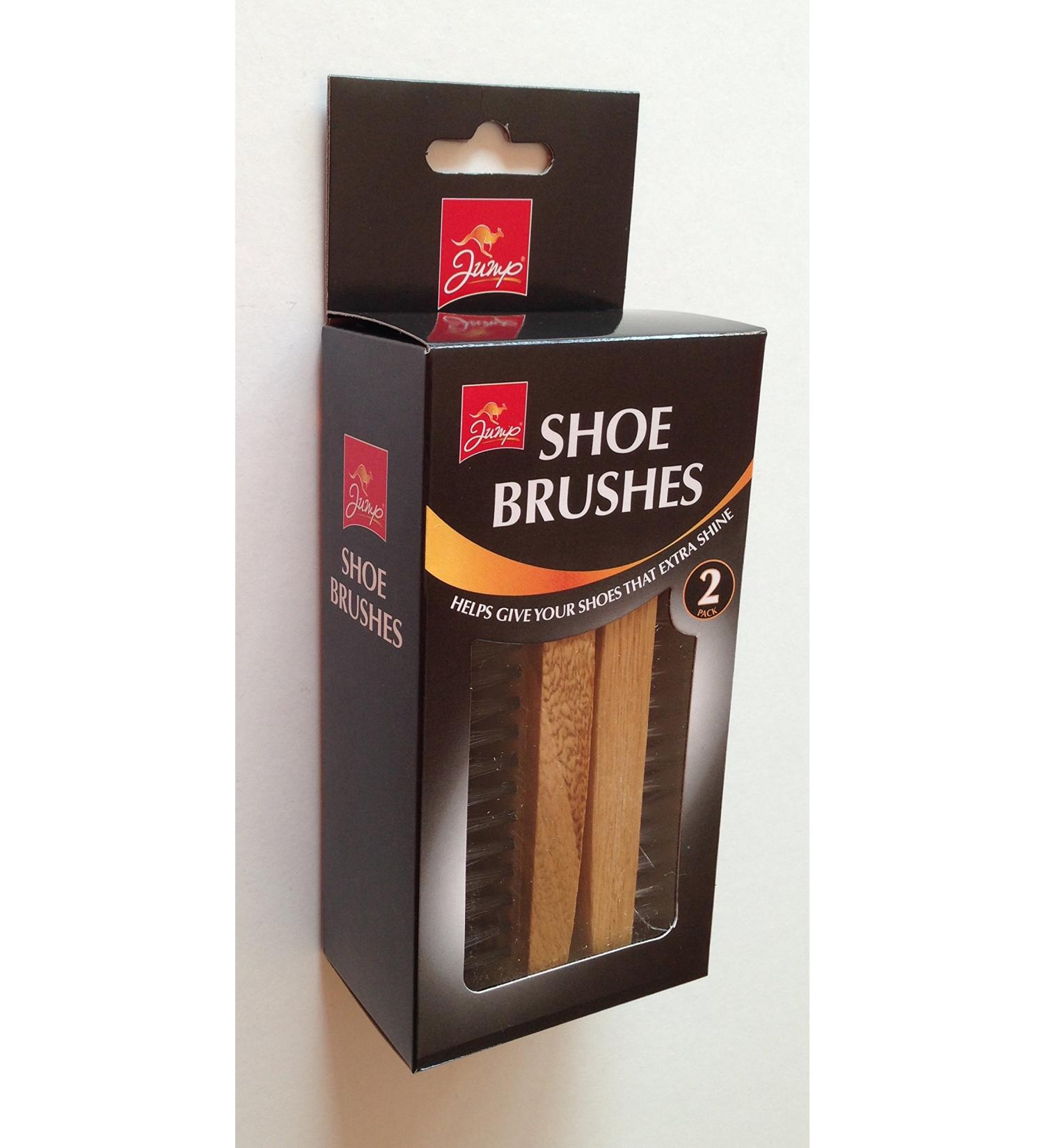 JUMP Shoe Polishing Brushes Wood Brown M - Buy Online on GoSupps.com