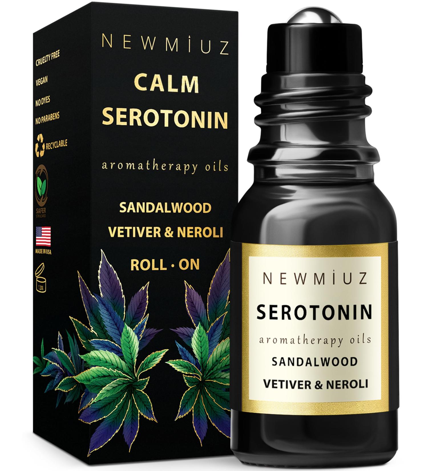 Soothing Roll-On for Stress Relief | Aromatherapy Stick with Sandalwood & Vetiver | Self-Care Essential Oil | Perfect for Handbag - Buy Online on GoSupps.com