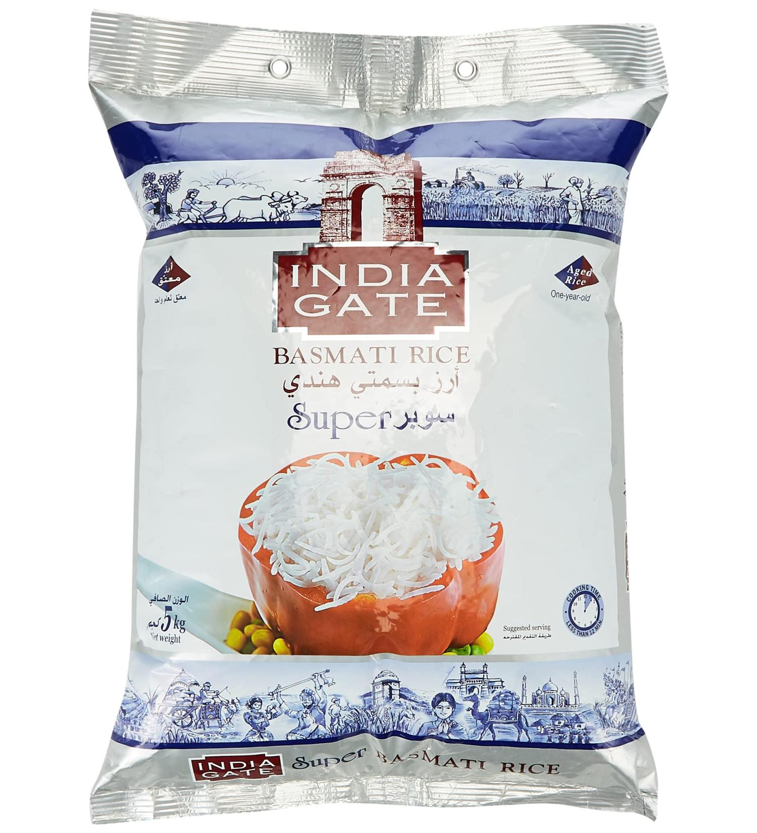 India Gate India Gate Riz Super Basmati - 5 kg