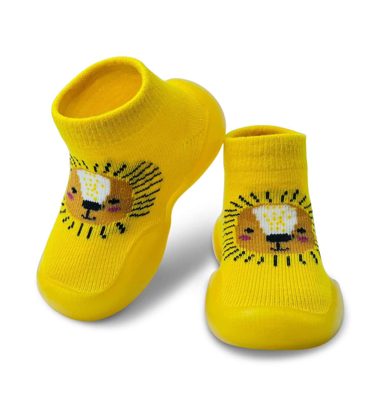 Dookeh Baby Shoes Soft Sole Sneakers for Boys and Girls | Toddler Infant First Walking Shoes 9-12 Months | Yellow - Buy Online on GoSupps.com