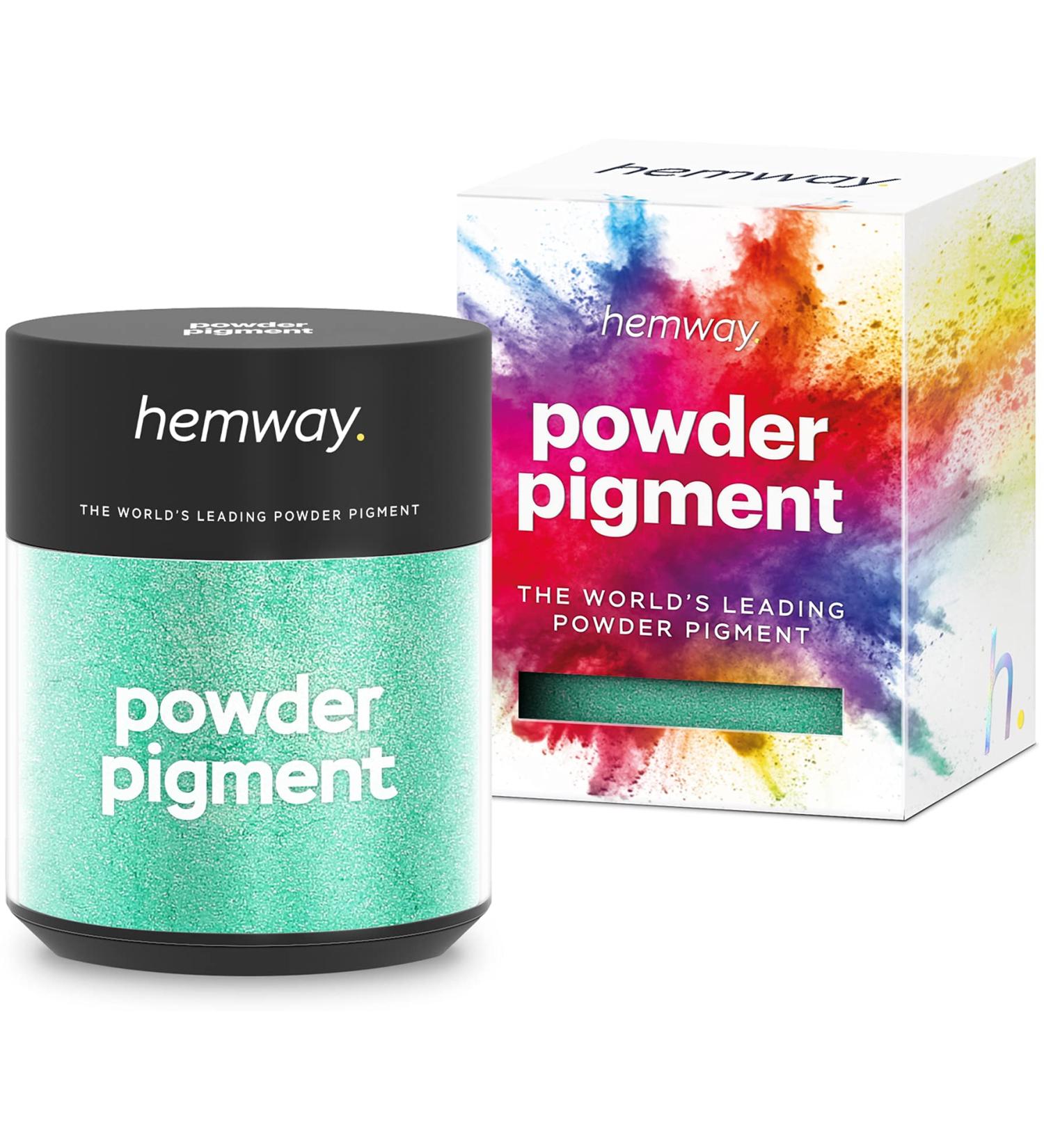 Metallic Jade Green Hemway Powder Pigment 15g - Multi-Purpose Mica for Body, Nails, Arts & Crafts - Cosmetic Safe & Halloween Makeup Decor - Buy Online on GoSupps.com