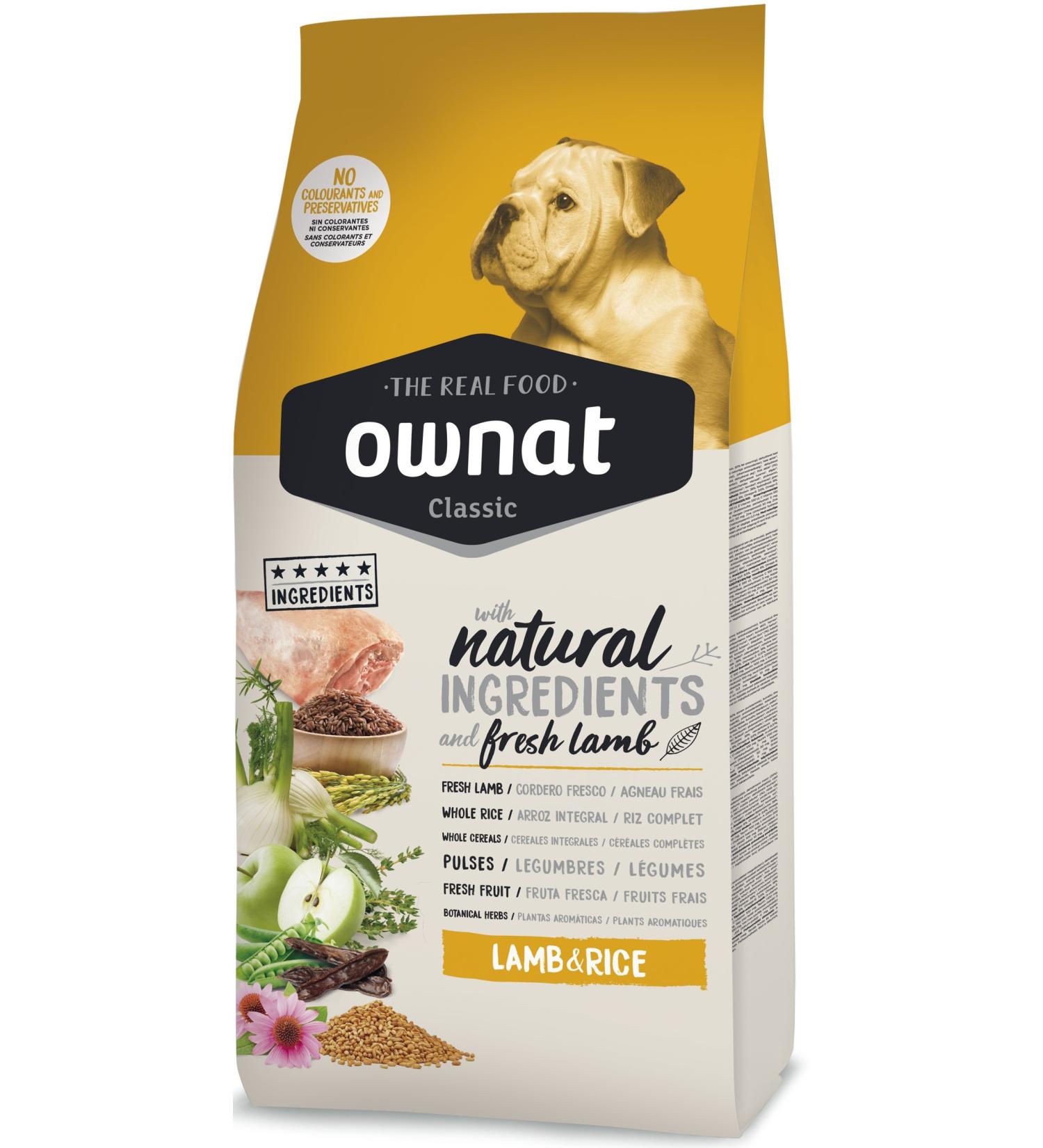Ownat Dog Classic Lamb & Rice 4000 g