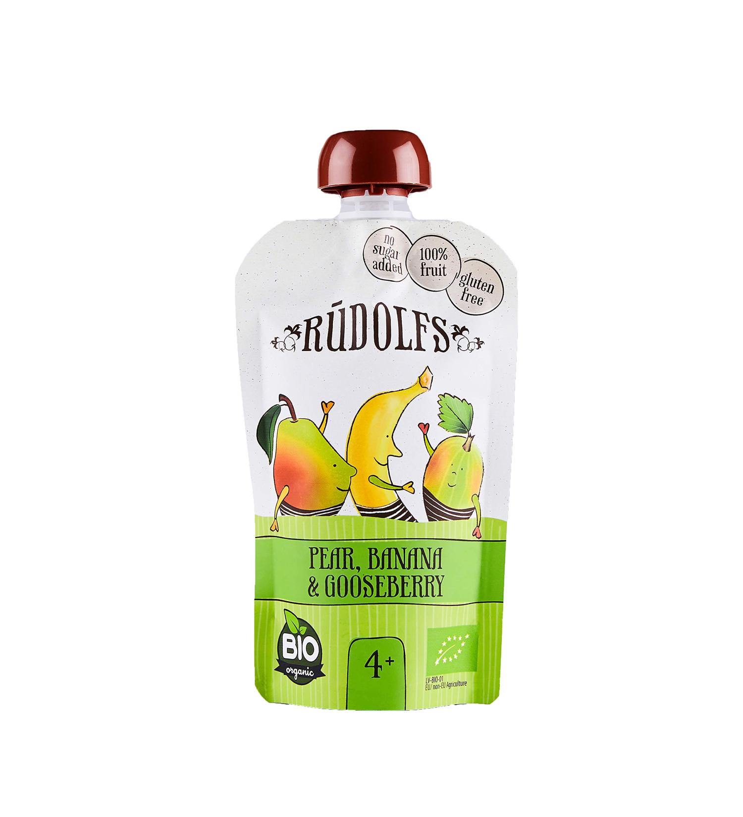 Pear Banana Gooseberry Puree 110 Grams - Buy Online on GoSupps.com