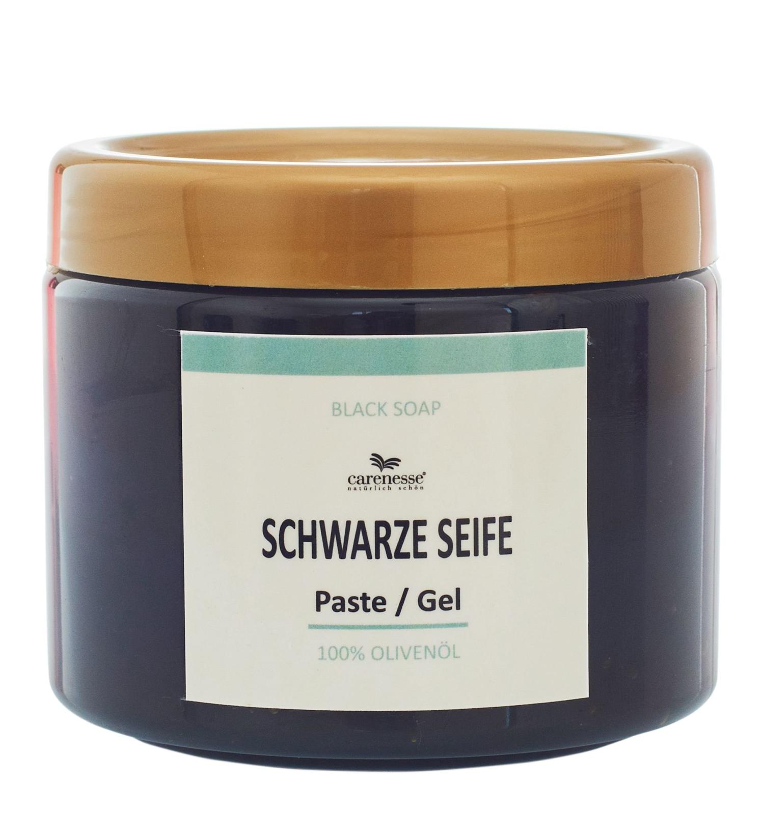  Carenesse Carenesse Black Soap Paste Black Soap with Pure Olive Oil 400ml - Buy Online on GoSupps.com
