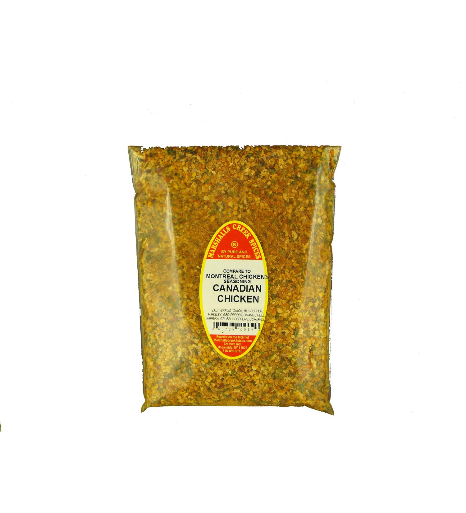 Marshalls Creek Spices Marshalls Creek Kosher Spices Canadian Chicken Seasoning Refill 15 Oz (Compare to Montreal Seasoning ) 15 Ounces Garlic Orange Pepper 15 ounces (Pack of 1)