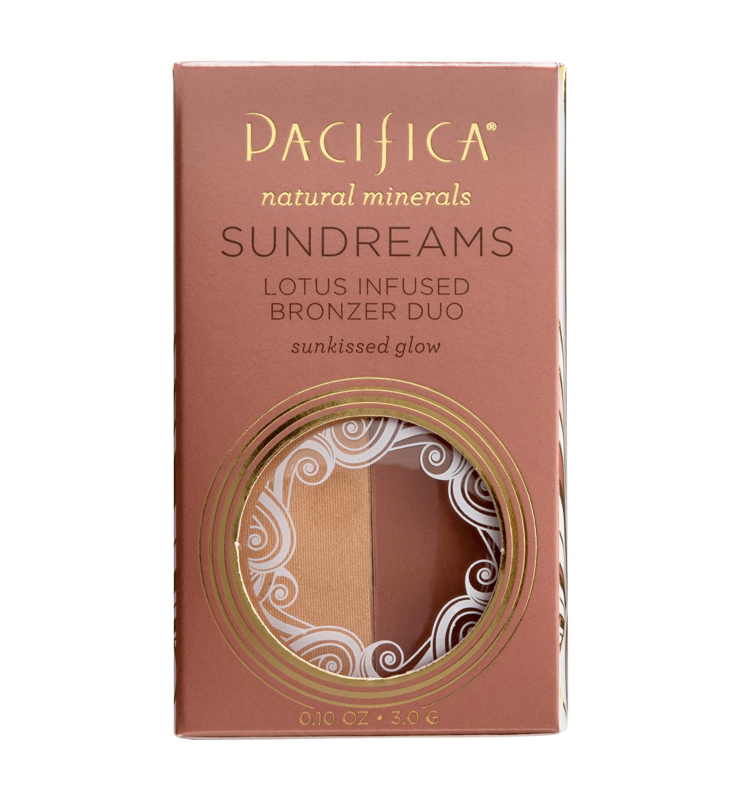 Pacifica Beauty Sundream Lotus Infused Bronzer Duo - 0.1 oz | Vegan & Cruelty-Free - Buy Online on GoSupps.com