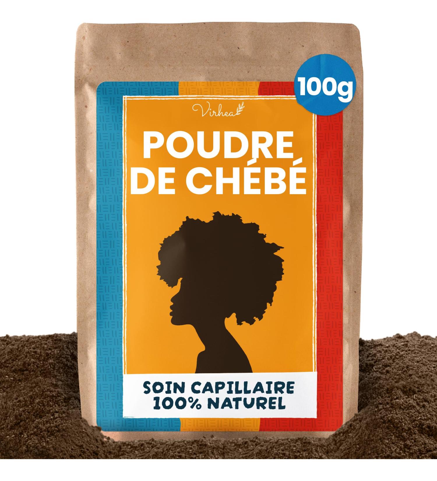 Poudre de Chebe 100g - Chebe Pour Cheveux - Soin Capillaire Traditionnel pour la Pousse et le Renforcement des Cheveux Chebe du Tchad - Buy Online on GoSupps.com