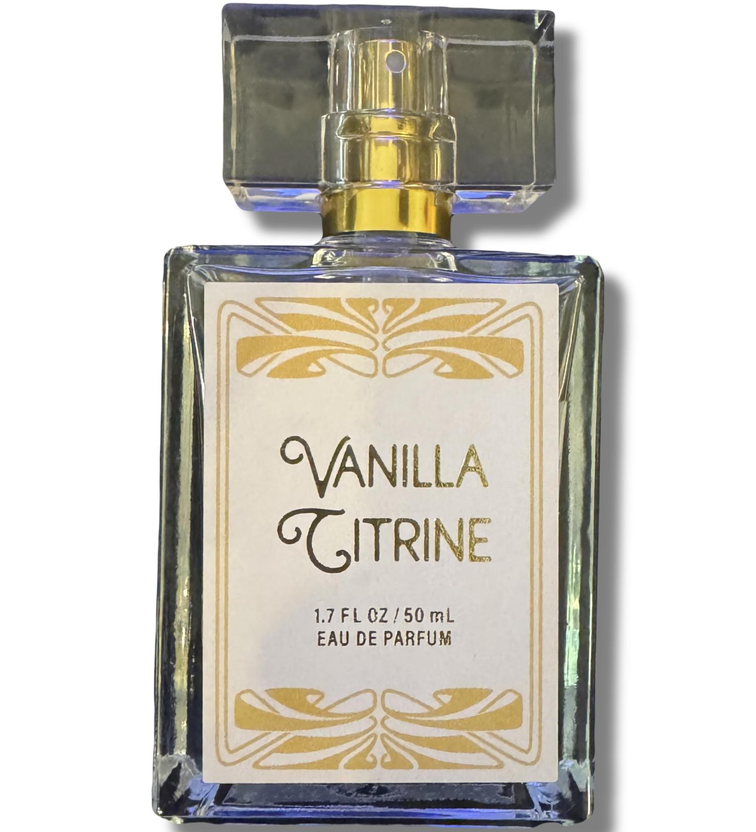 Tru Fragrance Vanilla Citrine Eau De Parfum 1.7 Fl Oz - Women's Vanilla Scented Perfume Sweet Aroma for Her Ladies Fragrance