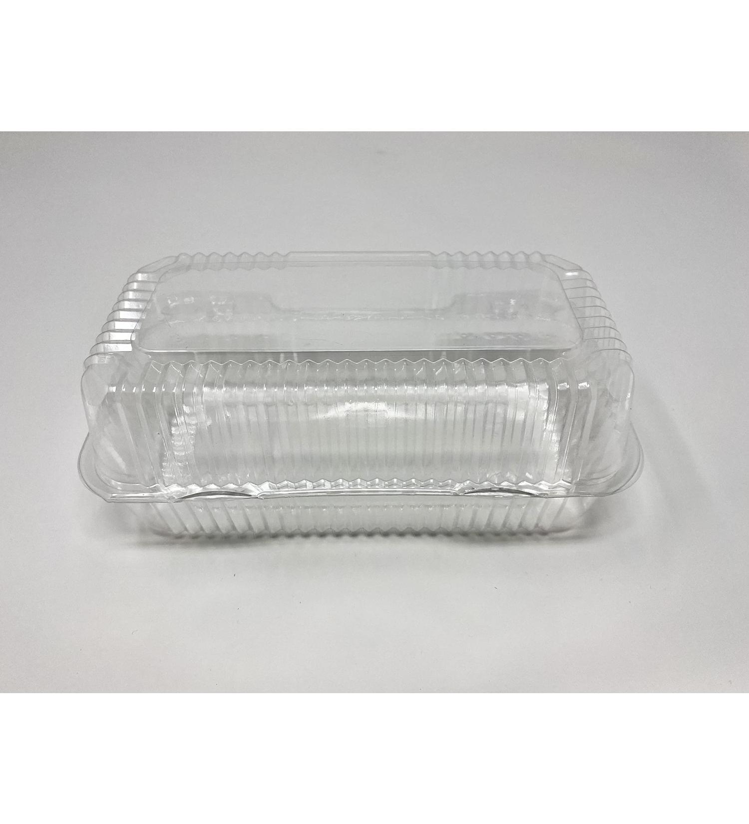 DART C35UT1 Clear Hinged Lid Plastic Container 9x5 3/8x3 1/2 - Pack of 25 - Buy Online on GoSupps.com