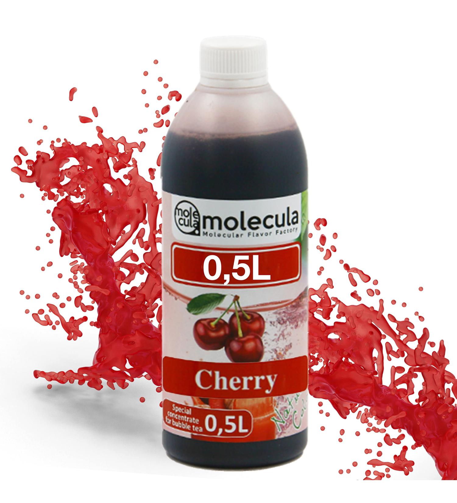 Buy Cherry Bubble Tea Syrup 500ml - 100% Vegan Gluten-Free Natural Flavor | Perfect for Desserts & Beverages - Buy Online on GoSupps.com
