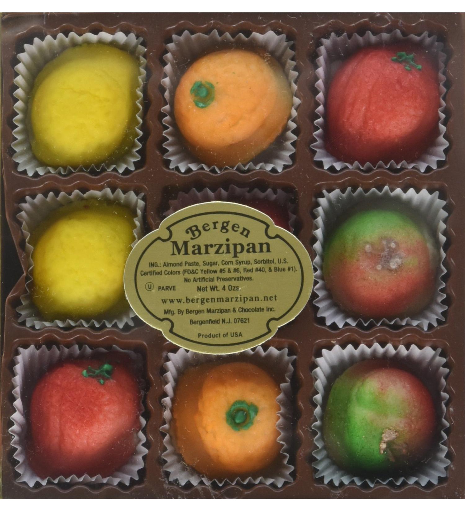 9-Piece Assorted Marzipan Fruit - 4 oz | Perfect Gift Idea | Handcrafted Delights - Buy Online on GoSupps.com