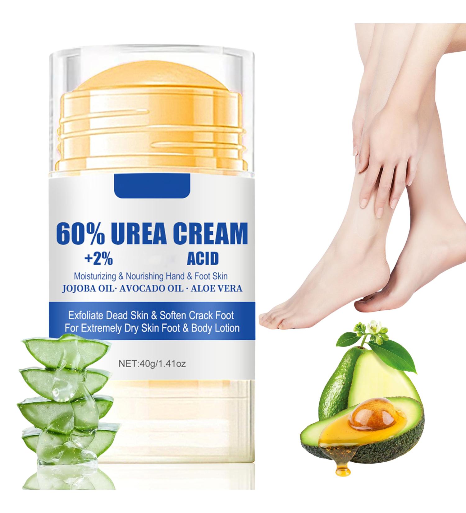 MrCuvaryas 60 Urea Cream 40 g foot care for very dry feet moisturizing and anticracking moisturizing and softening the feet cream for cracked feet heels and elbows - Buy Online on GoSupps.com