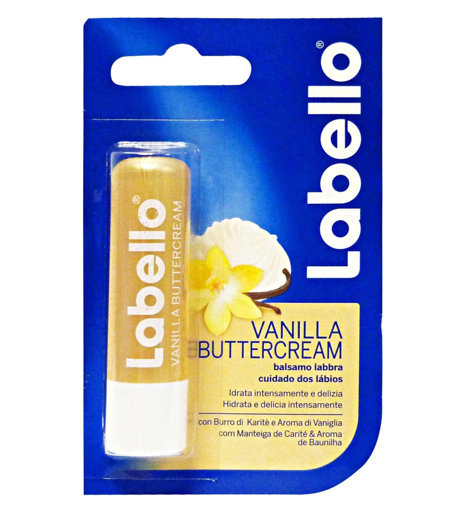 Labello - 1 Stick Vanilla Buttercream 4.8G ORIGINAL BALSAMO Aroma Vanilla multicolored 88000