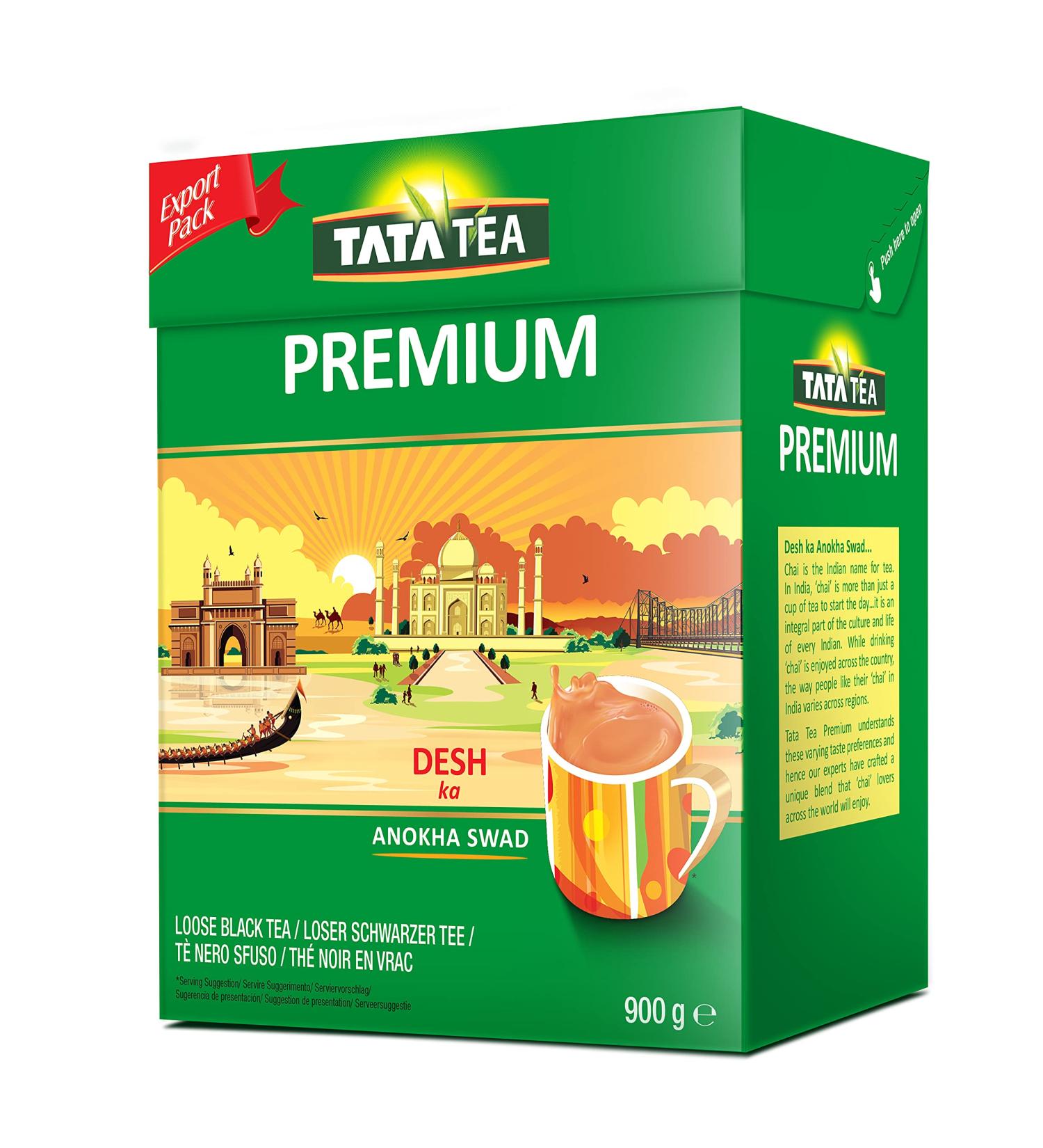 TATA Premium Tea Rich Flavor & Aromatic Loose Leaf Blend 900 g - Buy Online on GoSupps.com
