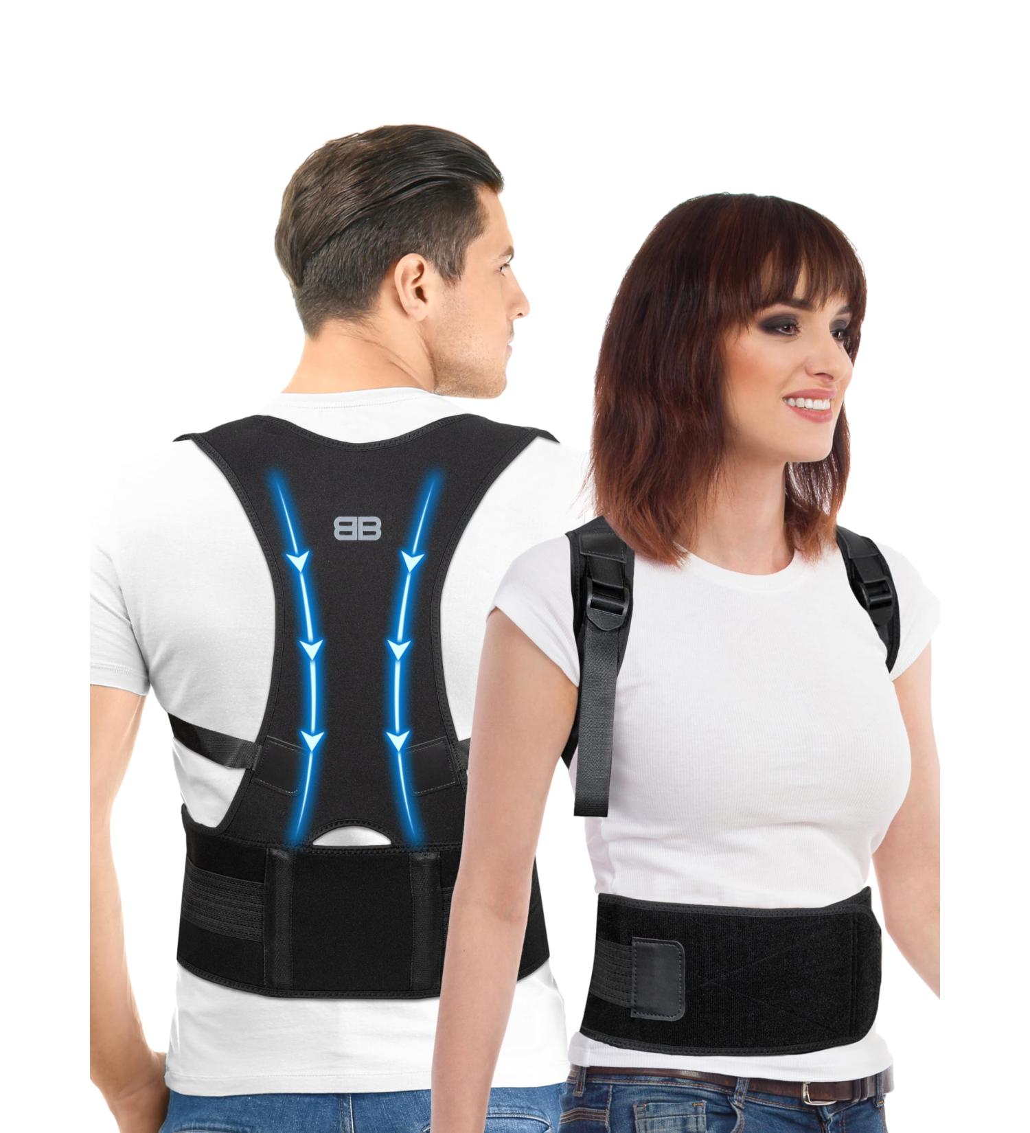 Back Bodyguard HomeTrainer - Posture Corrector & Back Support - Improve Upright Posture - 1m Black | International Shipping - Buy Online on GoSupps.com